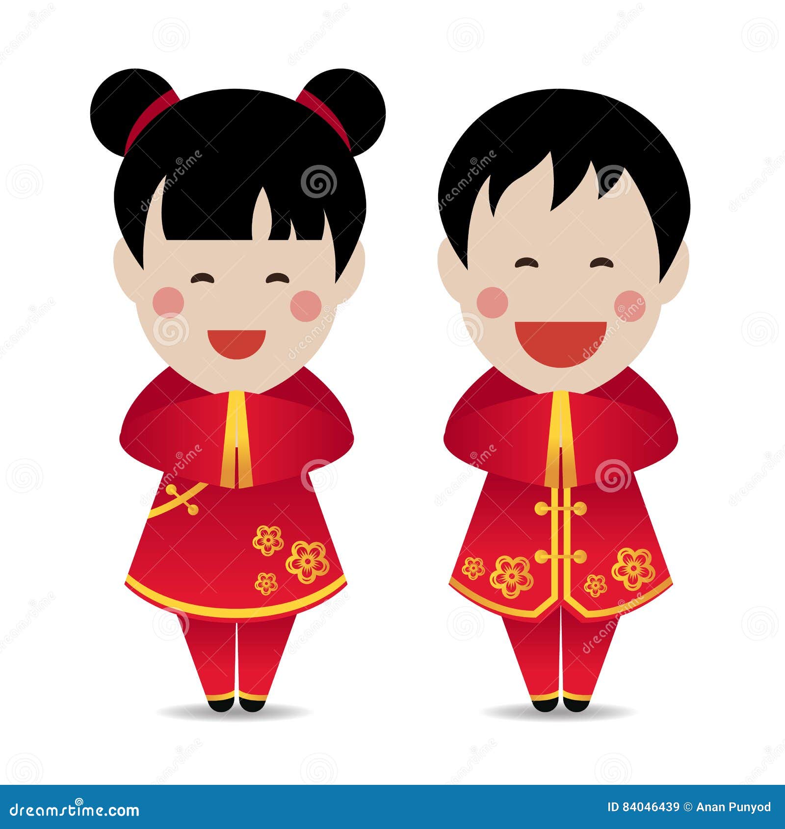new year doll vector boy and standing respect vector design new year doll vector boy and standing respect vector design
