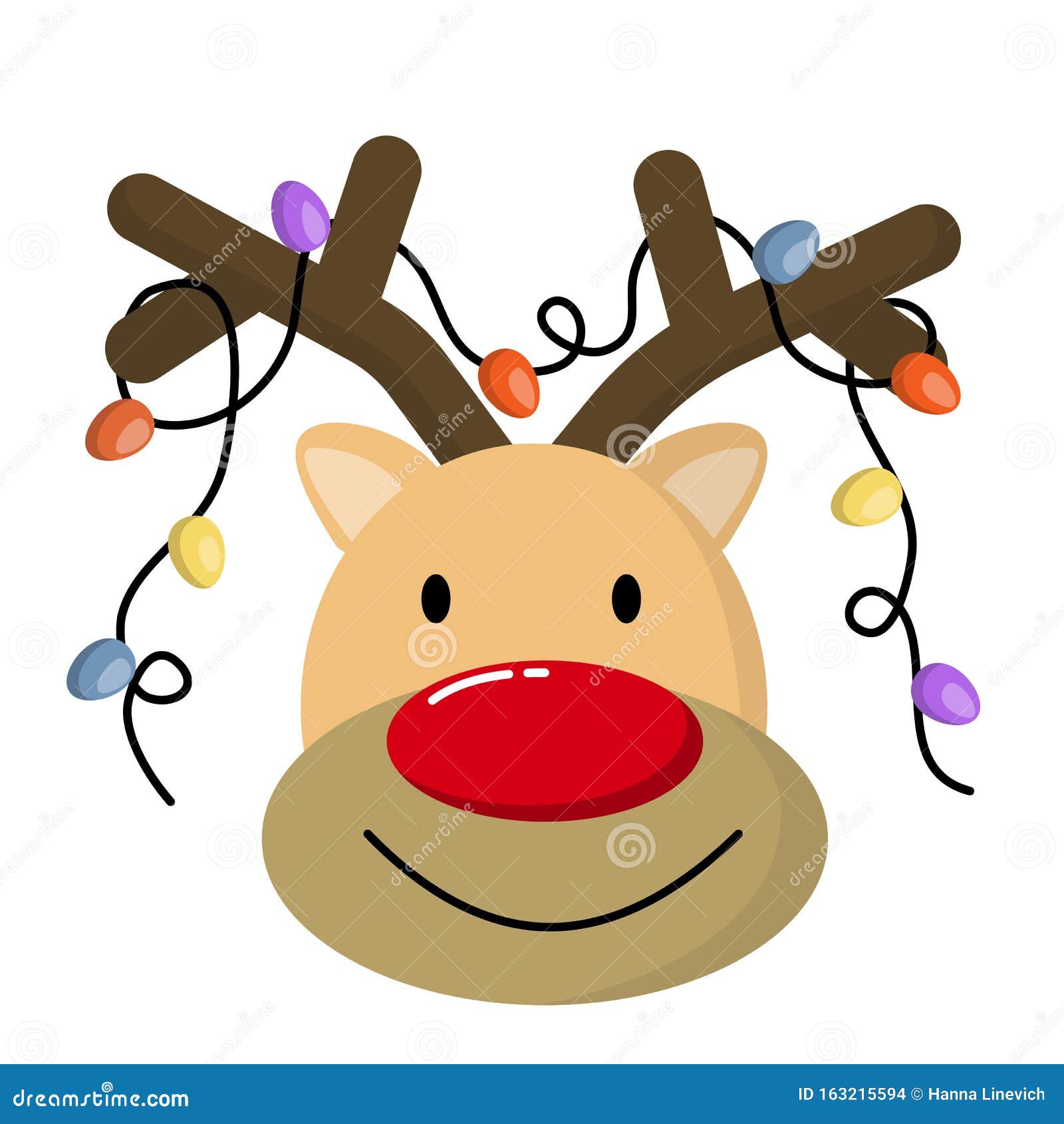 Reindeer Face Stock Illustrations – 6,798 Reindeer Face Stock  Illustrations, Vectors & Clipart - Dreamstime
