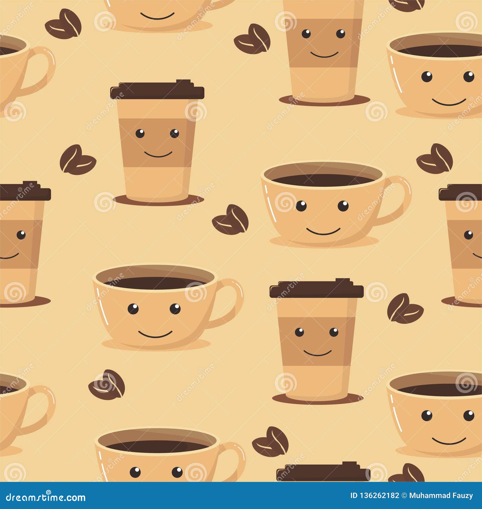 42822 Cute Coffee Pattern Images Stock Photos  Vectors  Shutterstock