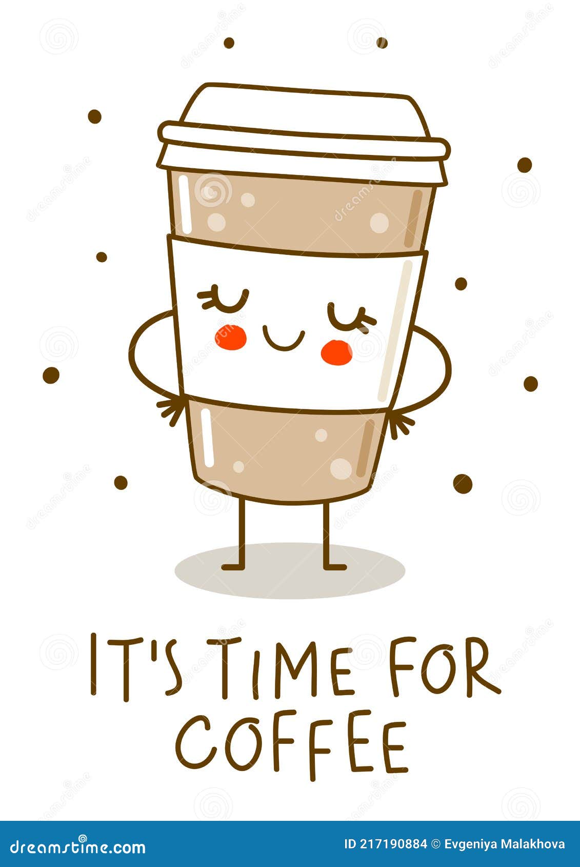 Coffee Cute Stock Illustrations – 80,049 Coffee Cute Stock Illustrations,  Vectors & Clipart - Dreamstime