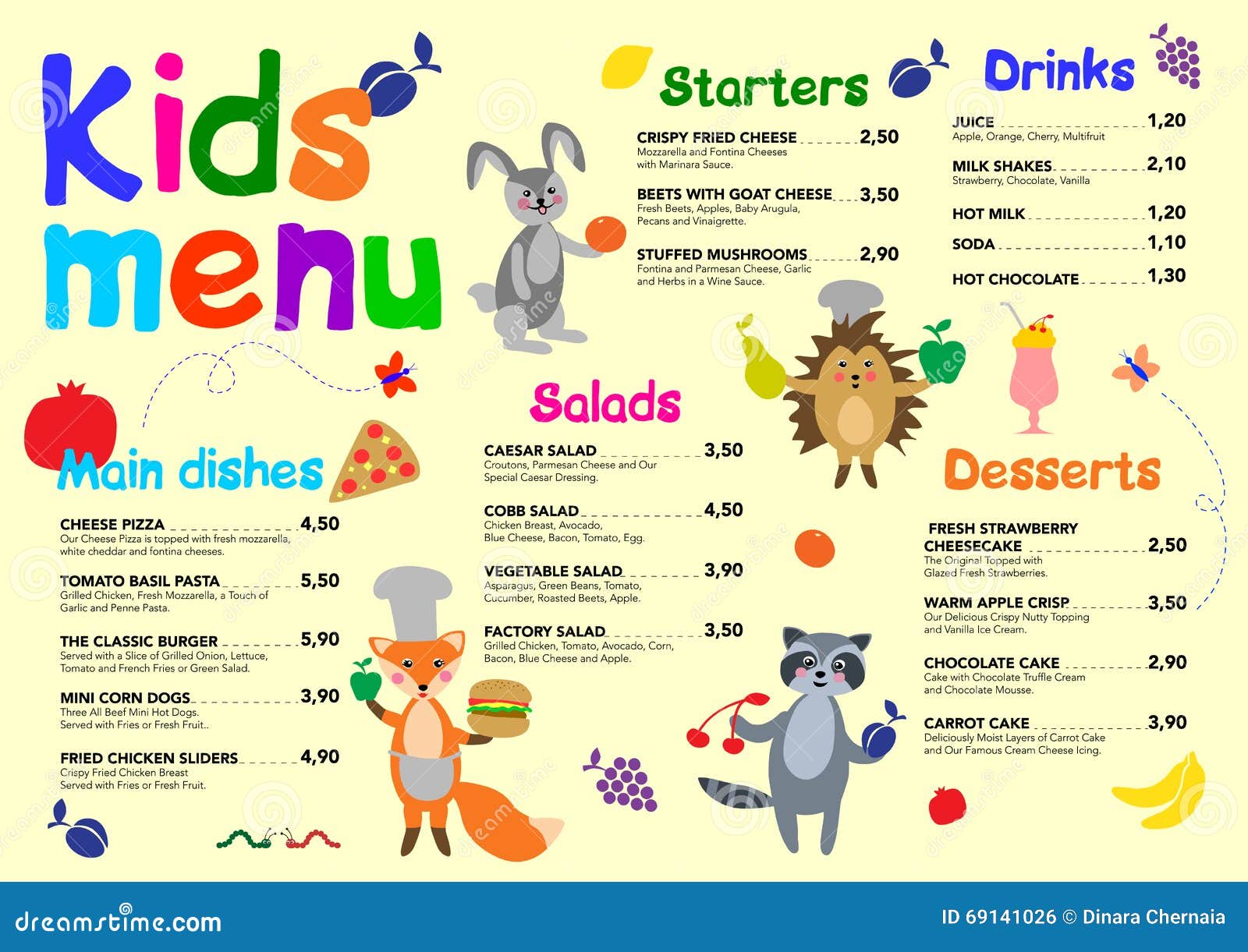 Menu para una embarazada