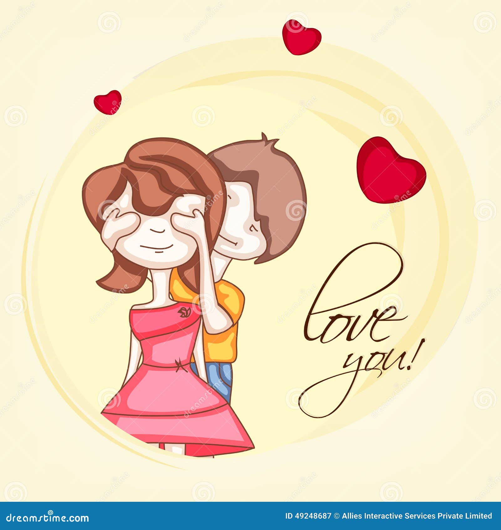 Cute Couple for Happy Valentines Day Celebration. Stock Illustration - Illustration of date, event: 49248687 Cute Couple for Happy Valentines Day Celebration. Stock Illustration - Illustration of date, event: 49248687