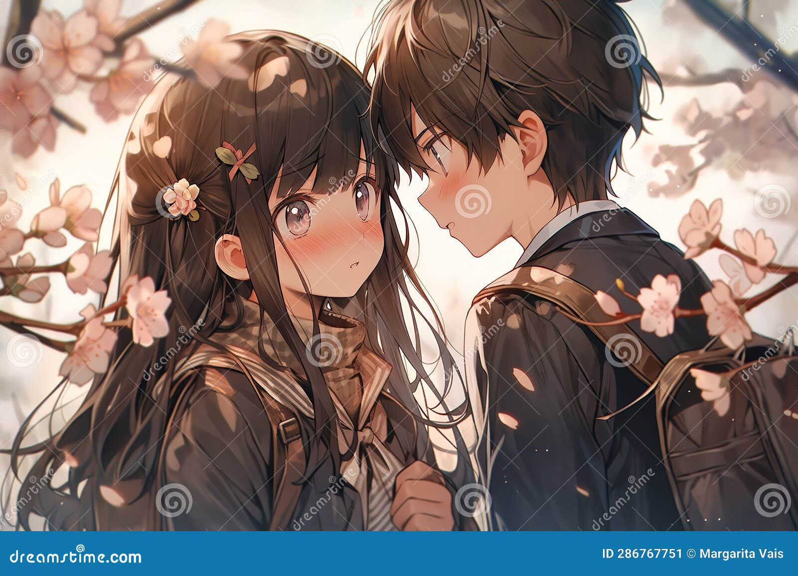 Cute Boy Girl Anime Style Stock Illustrations  560 Cute Boy Girl Anime  Style Stock Illustrations Vectors  Clipart  Dreamstime