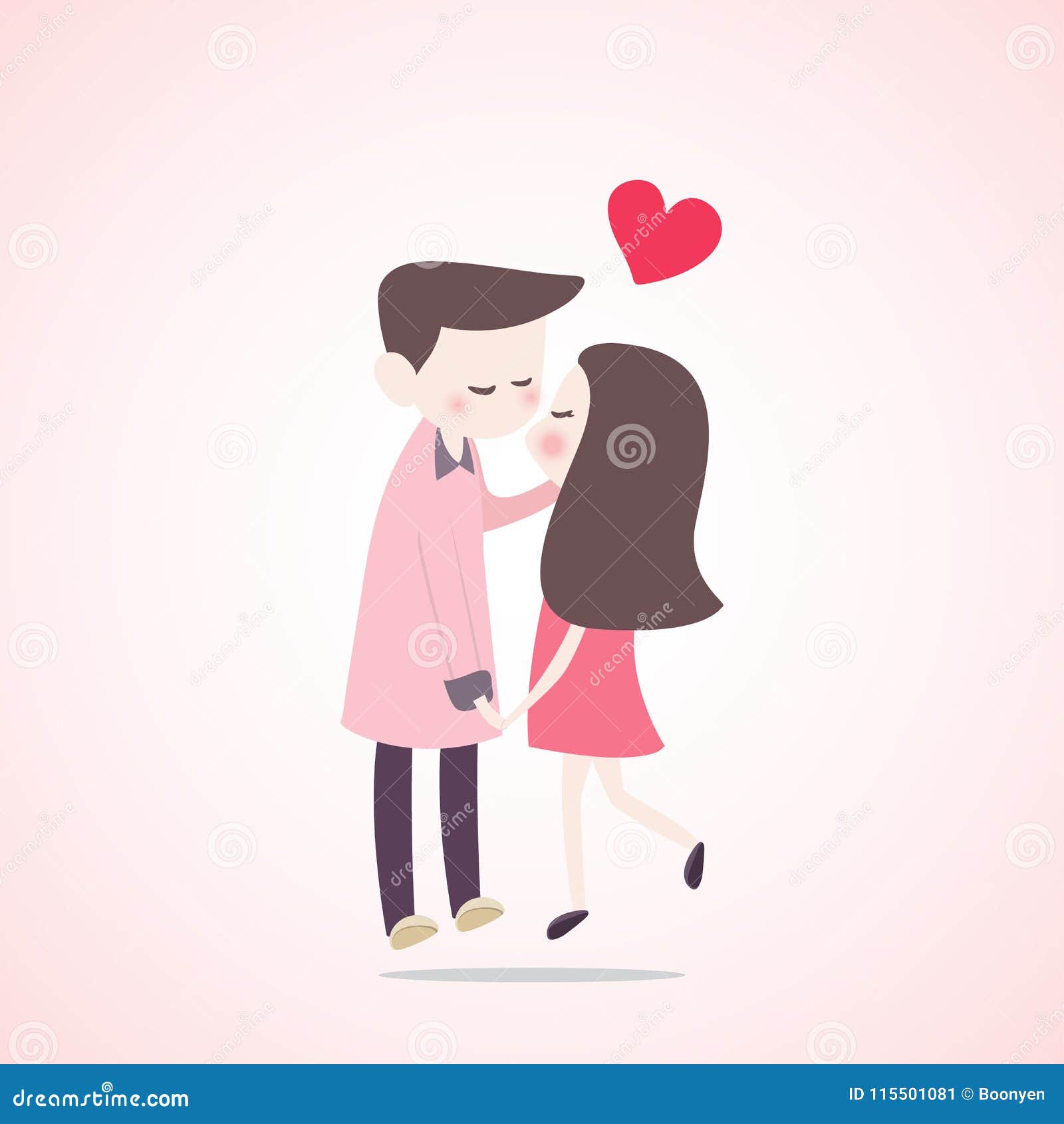 Cartoon Cute Couple Kissing Stock Illustrations – 2,046 Cartoon Cute Couple  Kissing Stock Illustrations, Vectors & Clipart - Dreamstime