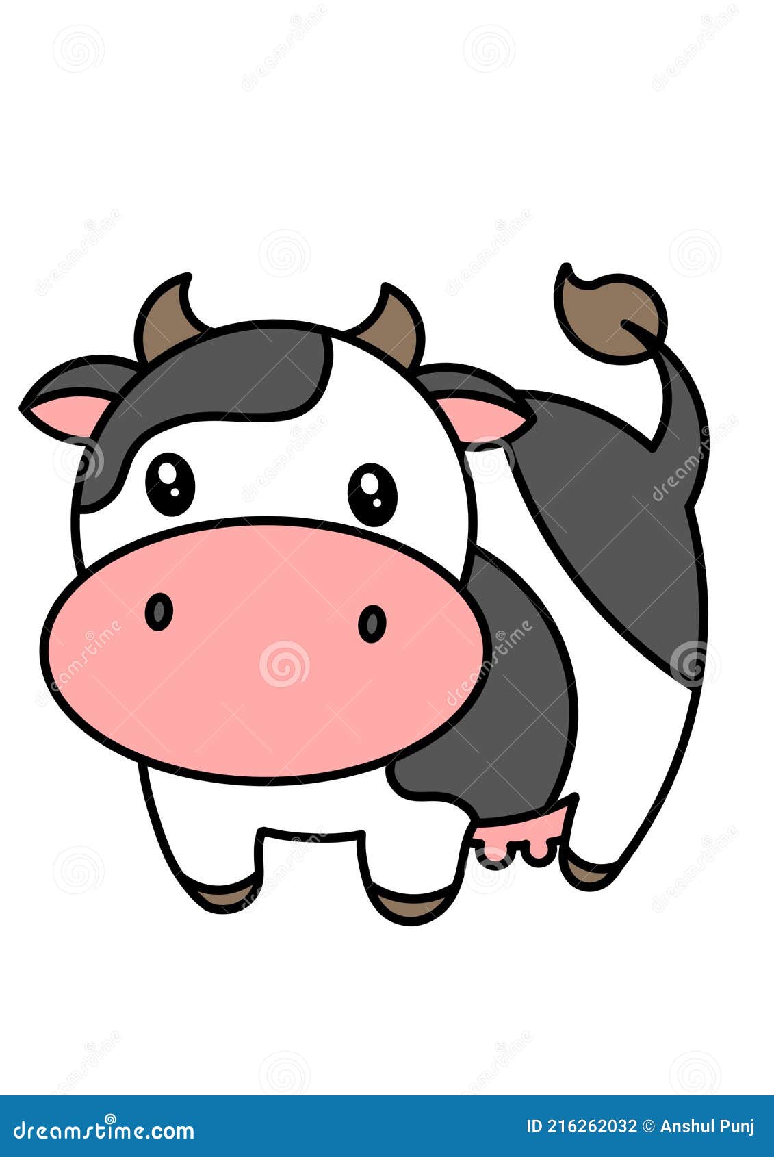 Cow coloring page | Free Printable Coloring Pages