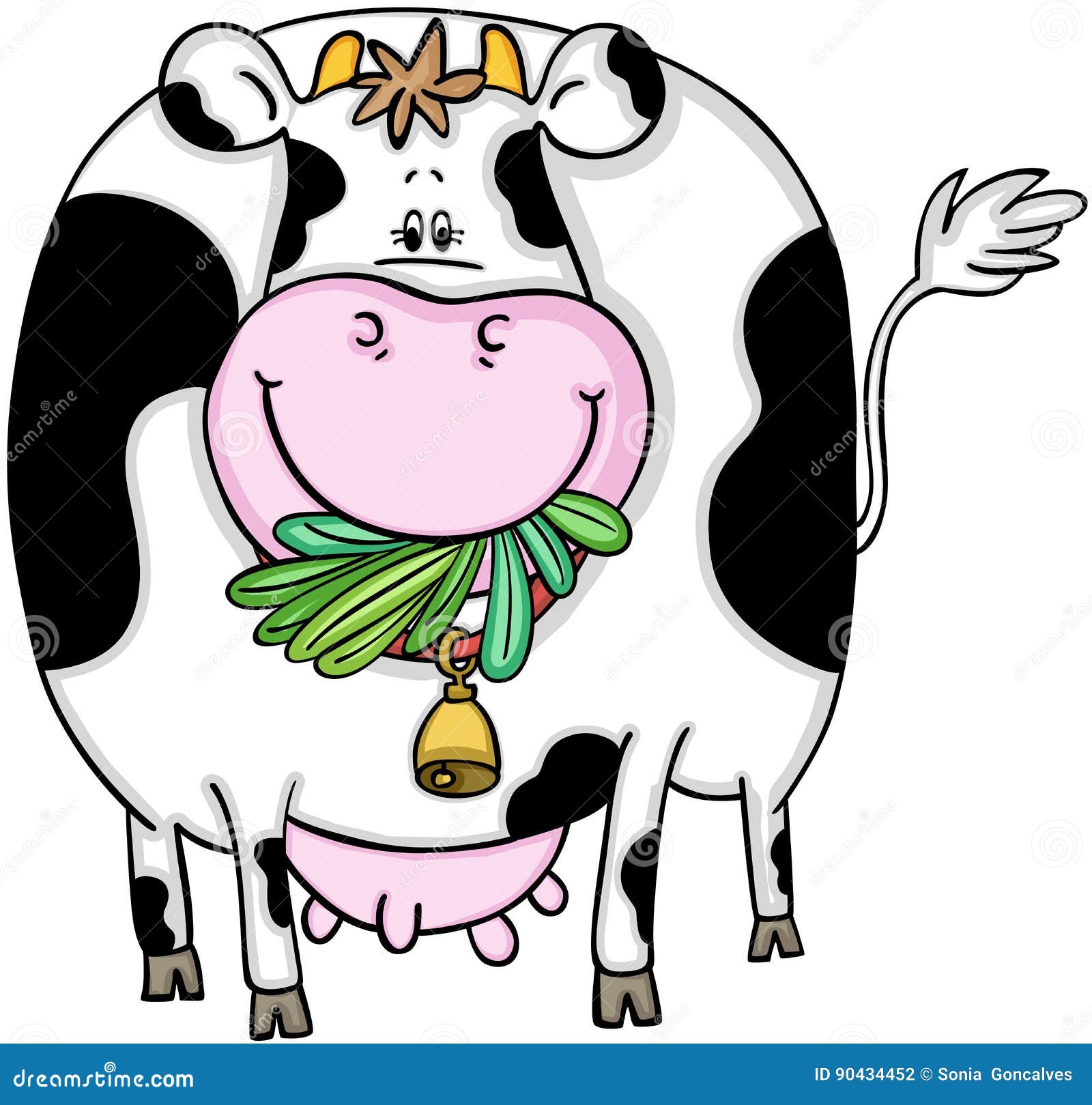 cows eating grass clipart for bulletin