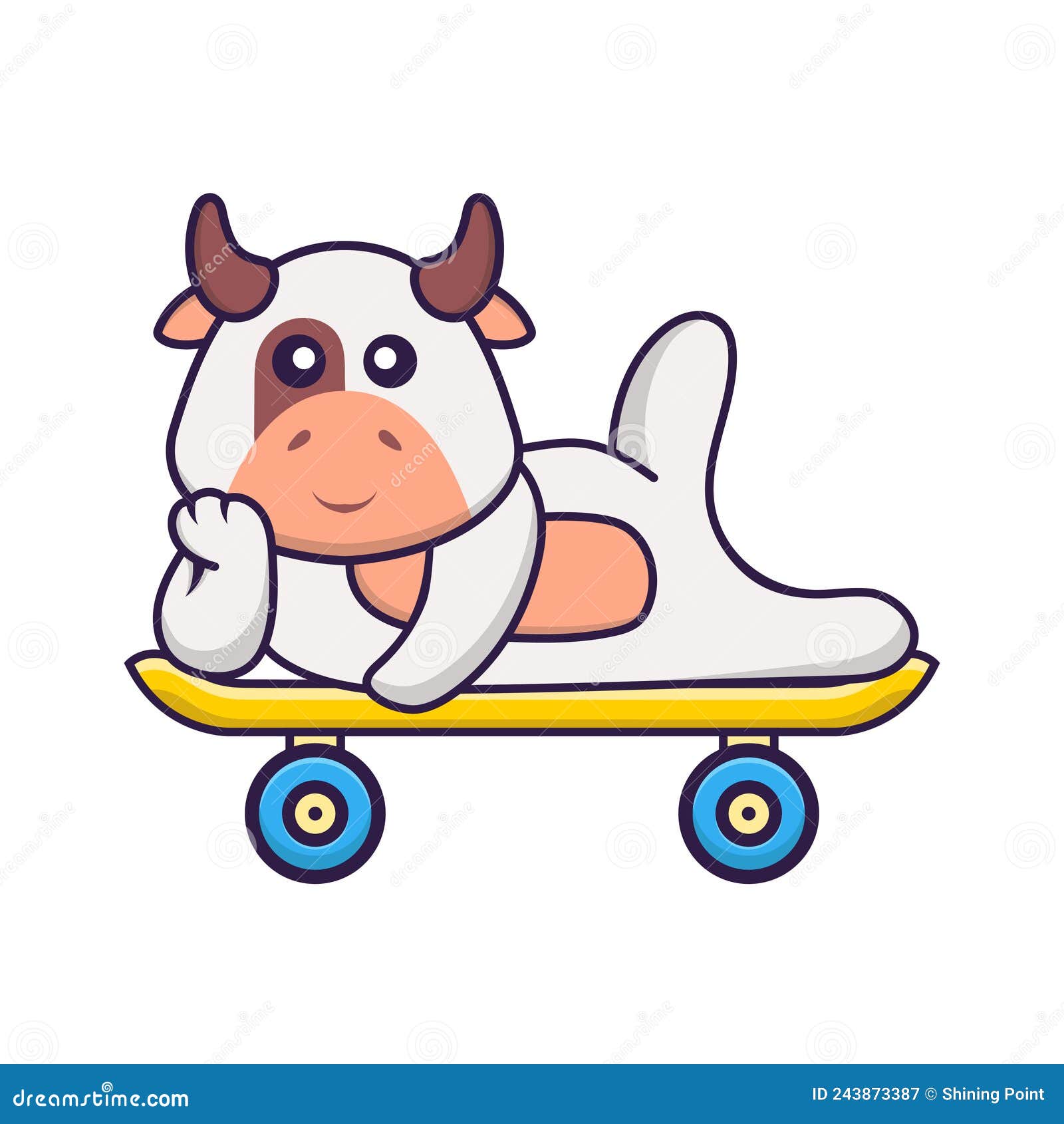 Cow Skateboard Stock Illustrations – 47 Cow Skateboard Stock Illustrations,  Vectors & Clipart - Dreamstime