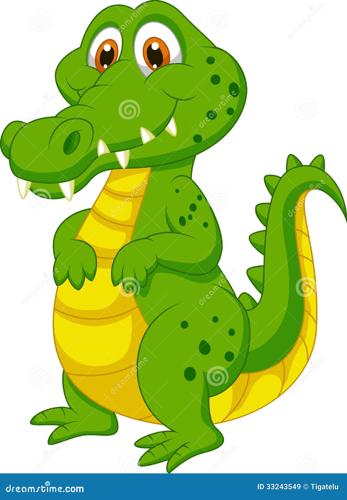 cute crocodile cartoon