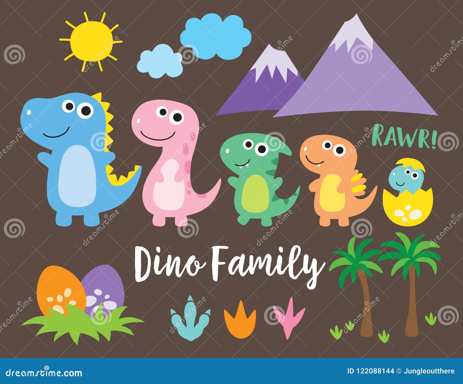 Dinosaur Family Stock Illustrations – 1,226 Dinosaur Family Stock  Illustrations, Vectors & Clipart - Dreamstime