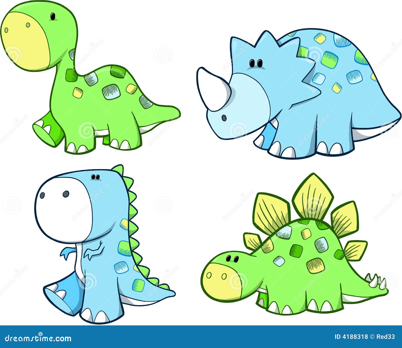 dinosaur clip art illustrations - photo #21