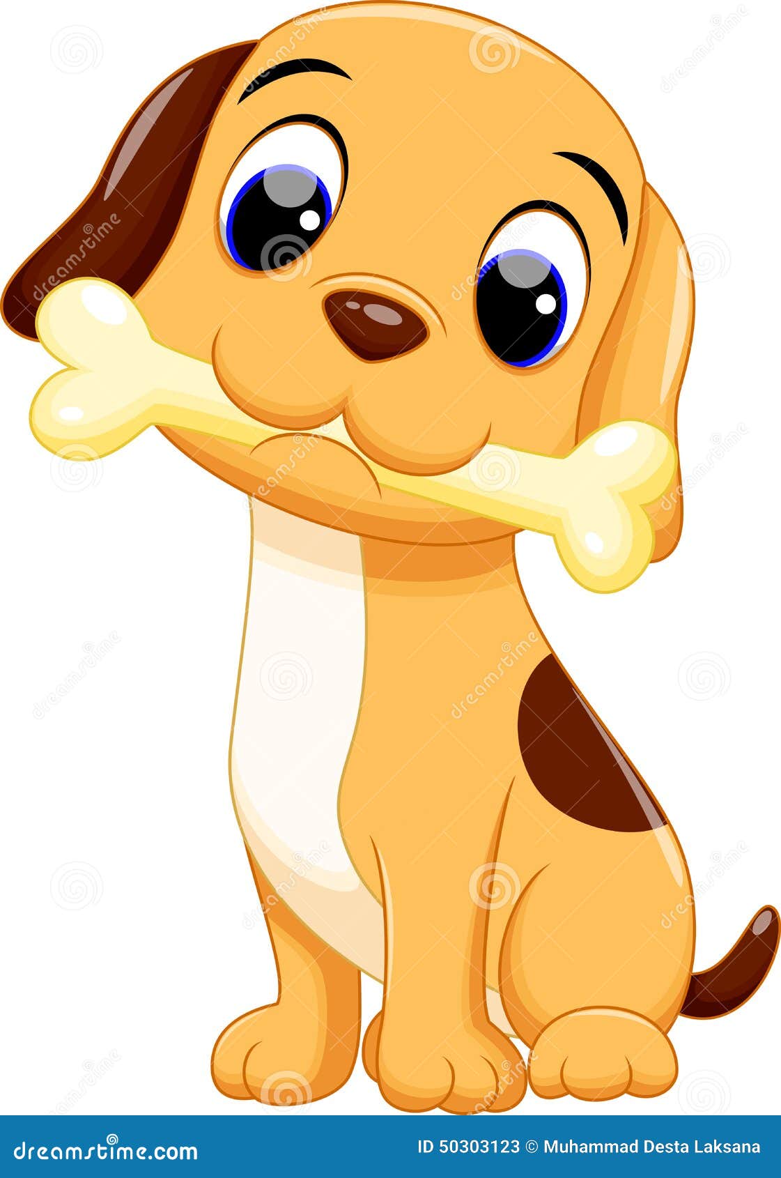  Cute  dog  cartoon  stock illustration Illustration of 