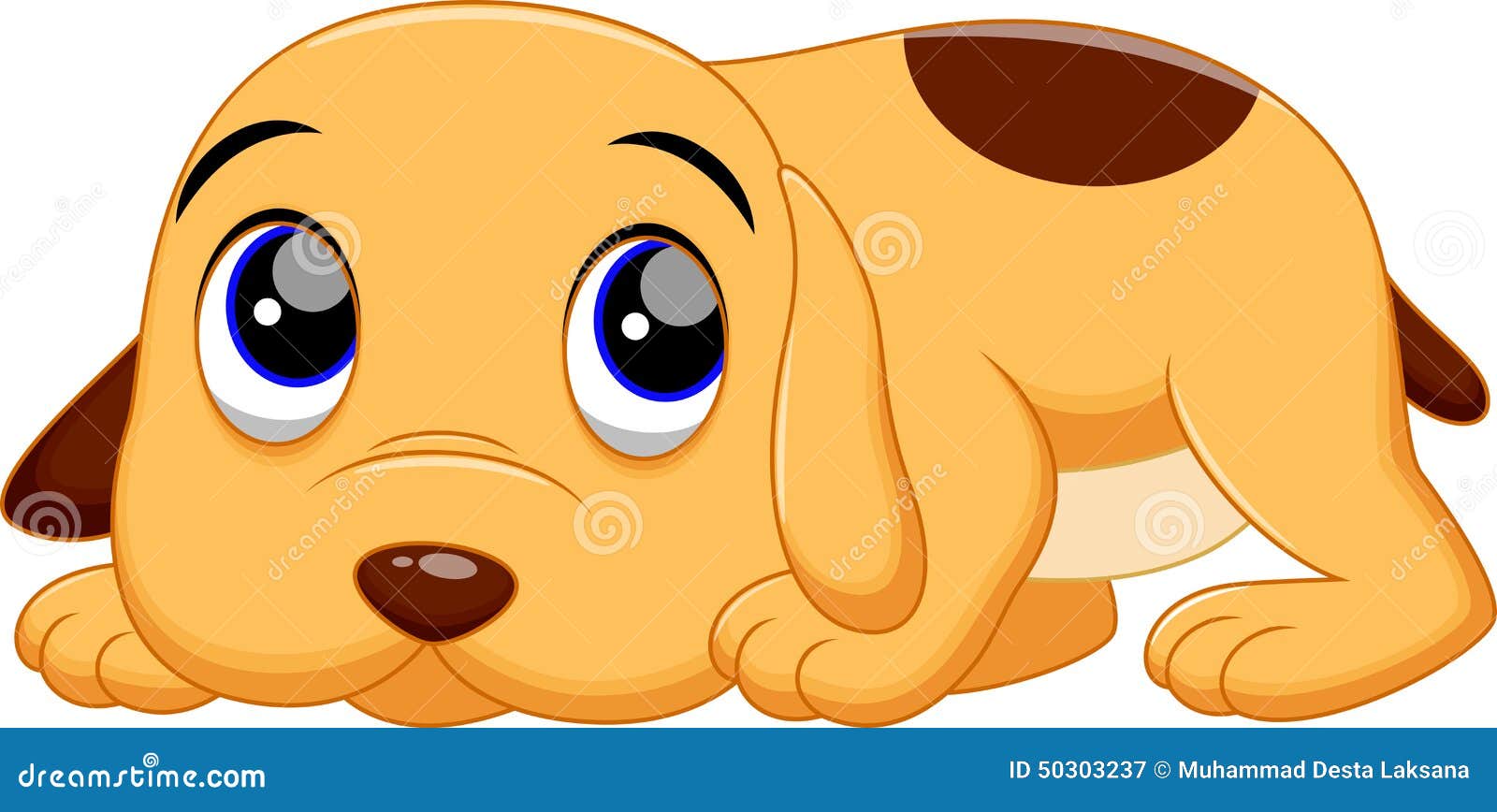 cute dog cartoon illustration baby 50303237