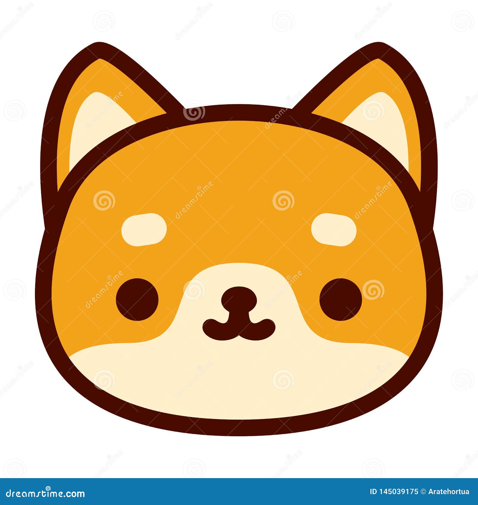 Cute Dog Face Isolated on White Background Stock Vector - Illustration of avatar, funny: 145039175 Cute Dog Face Isolated on White Background Stock Vector - Illustration of avatar, funny: 145039175