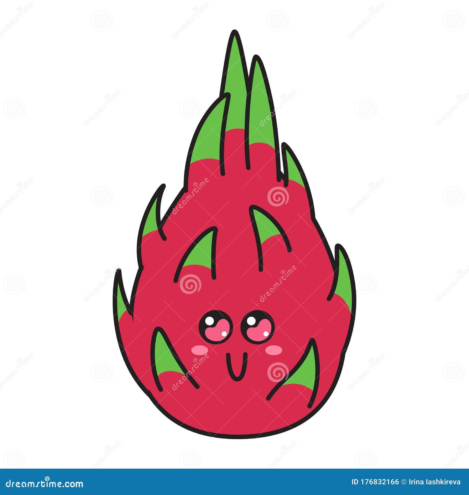 Kawaii dragon fruit