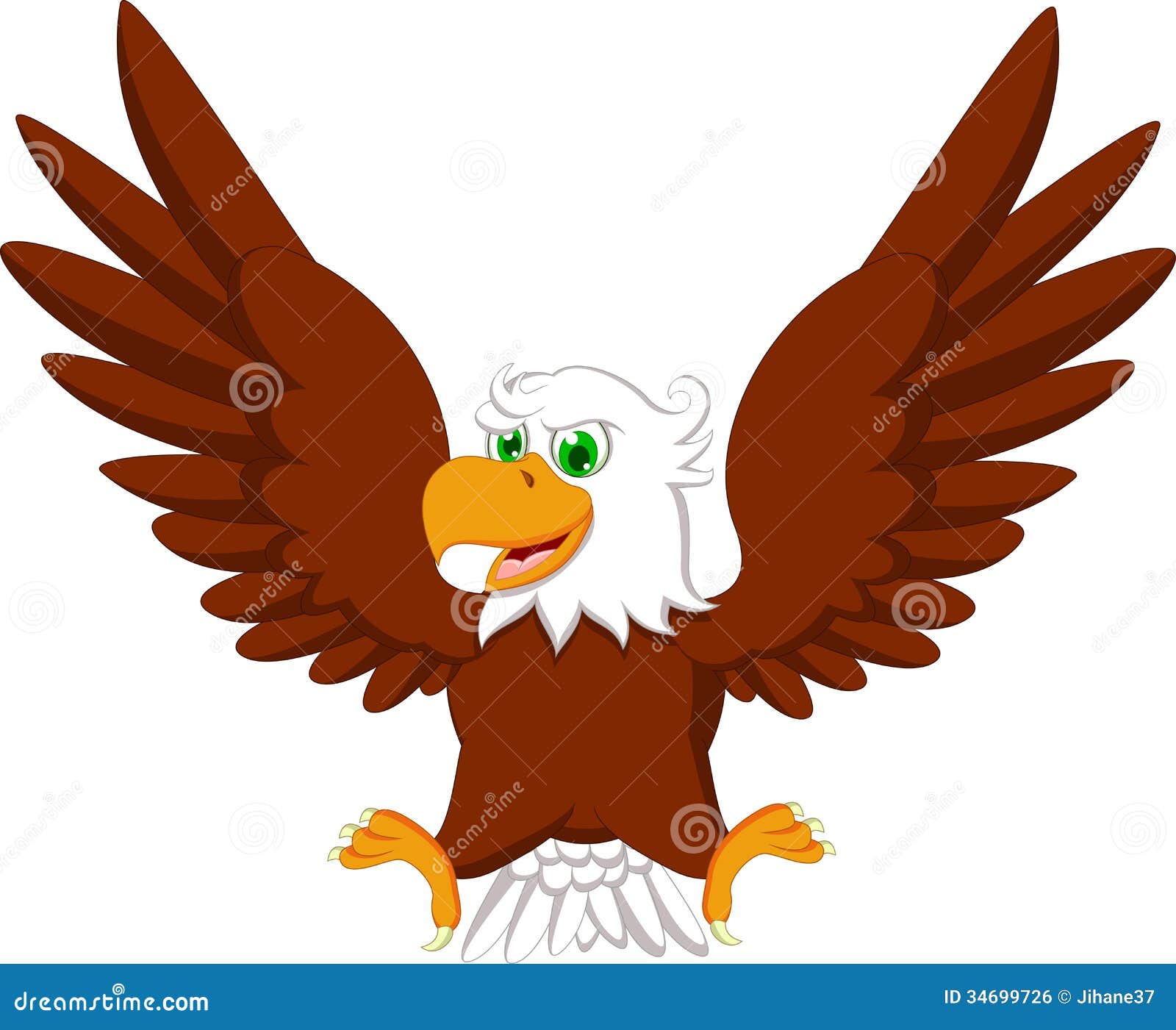 free animated eagle clip art - photo #48