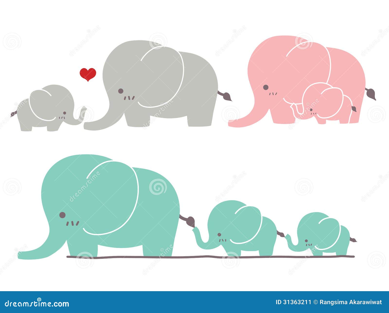 elephant love clipart - photo #45