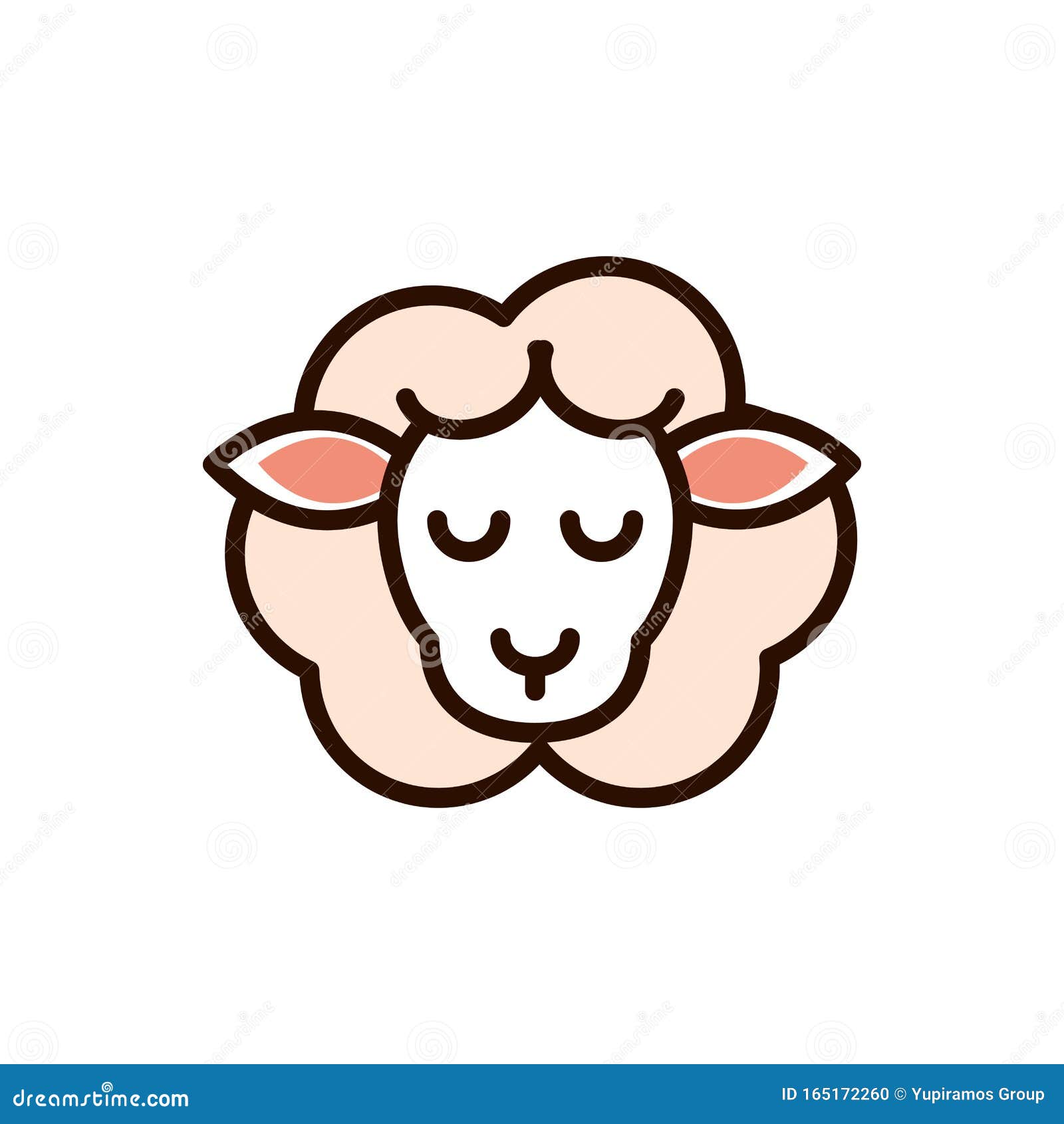Cute Face Sheep Animal Cartoon Icon Stock Vector - Illustration of domestic, sign: 165172260 Cute Face Sheep Animal Cartoon Icon Stock Vector - Illustration of domestic, sign: 165172260
