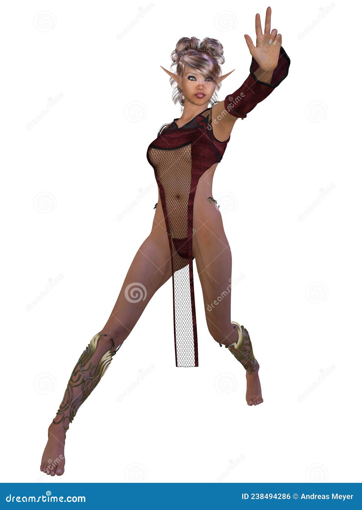 Cute fairytale figure stock illustration. Illustration of render