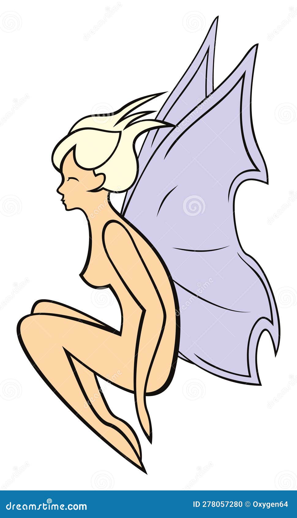 Naked Fairy Stock Illustrations â€“ 348 Naked Fairy Stock Illustrations,  Vectors & Clipart - Dreamstime