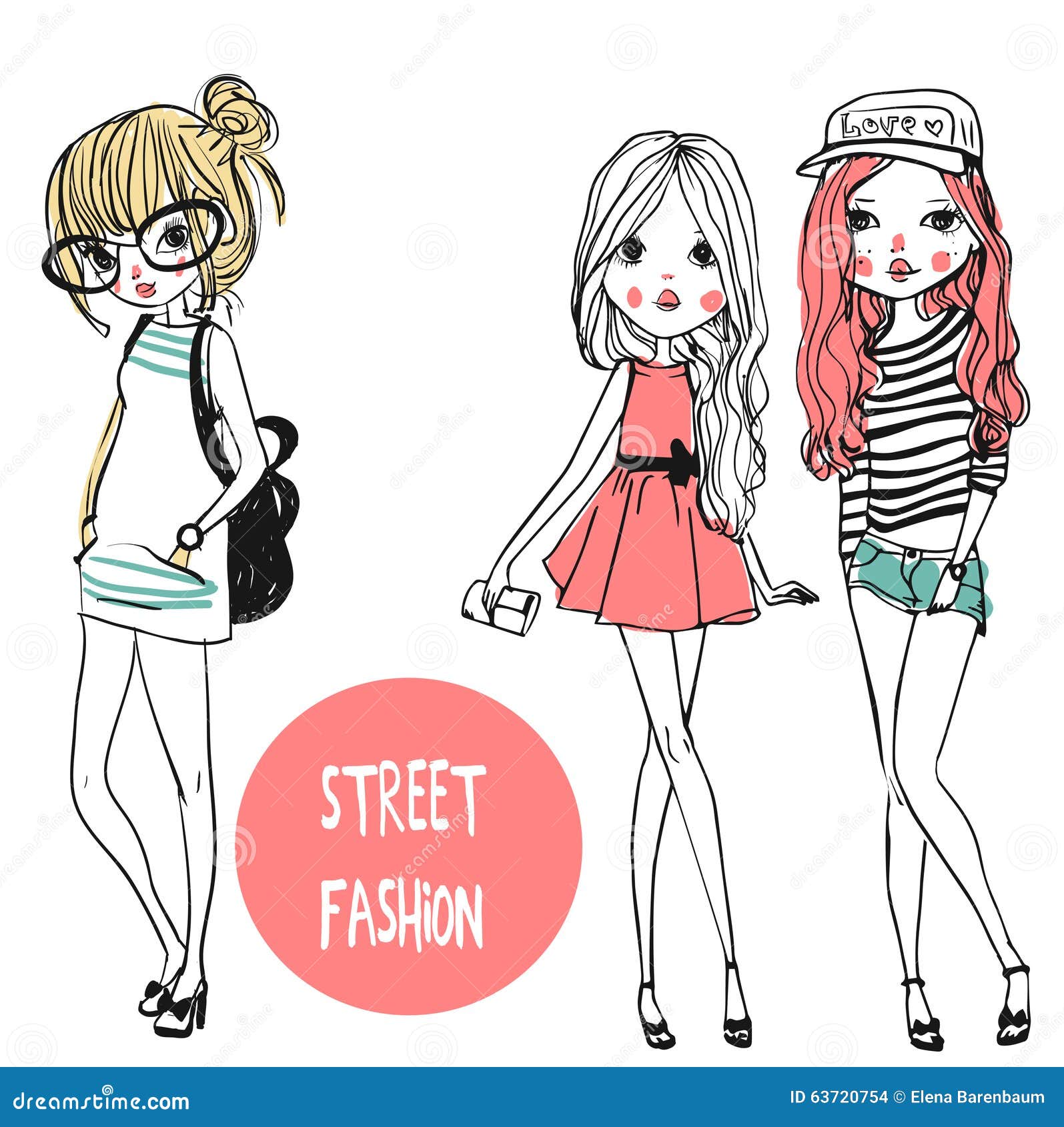 Fashion Cartoon Fashion Cartoon