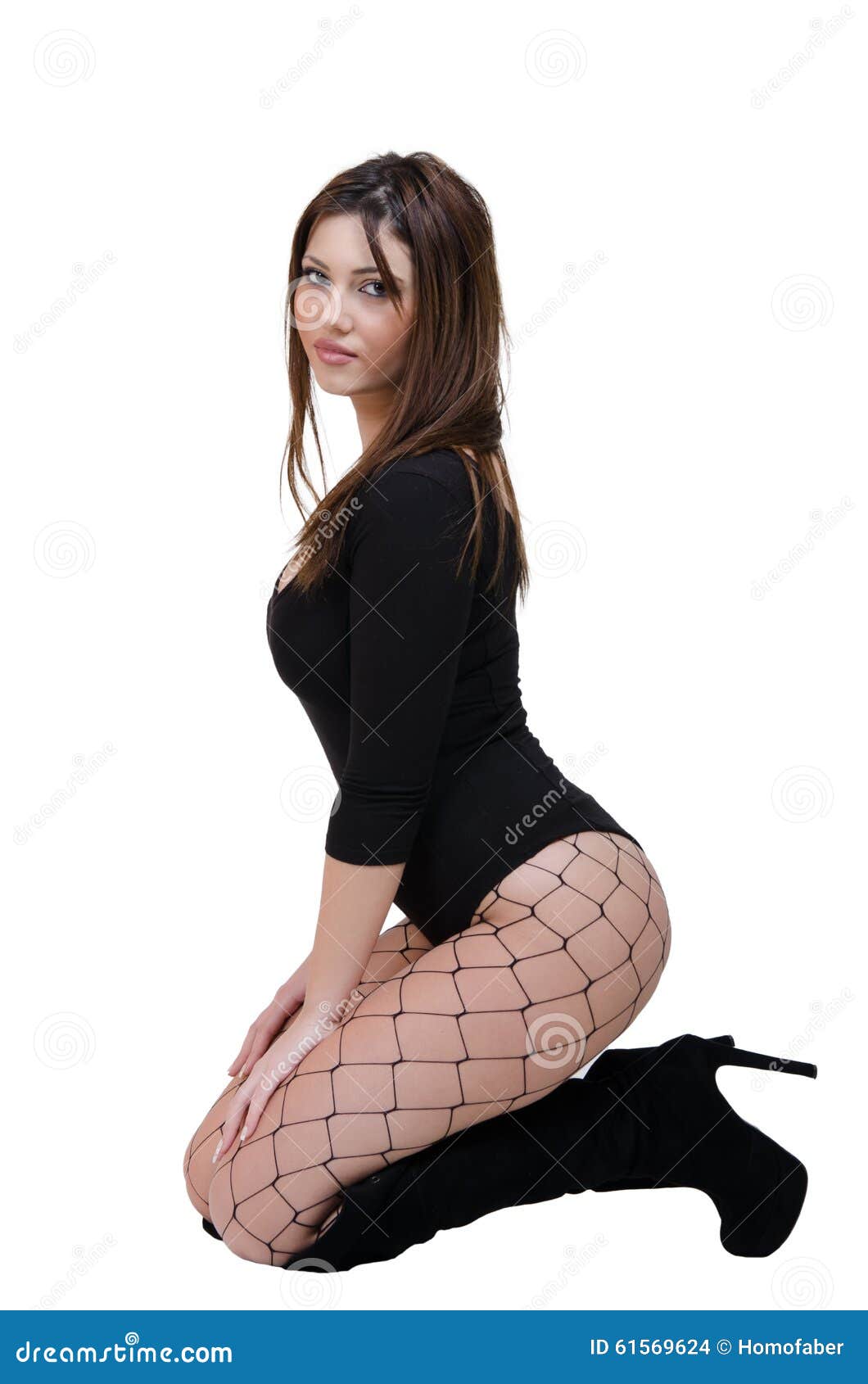 Woman Fishnet Bodysuit Stock Photos - Free & Royalty-Free Stock