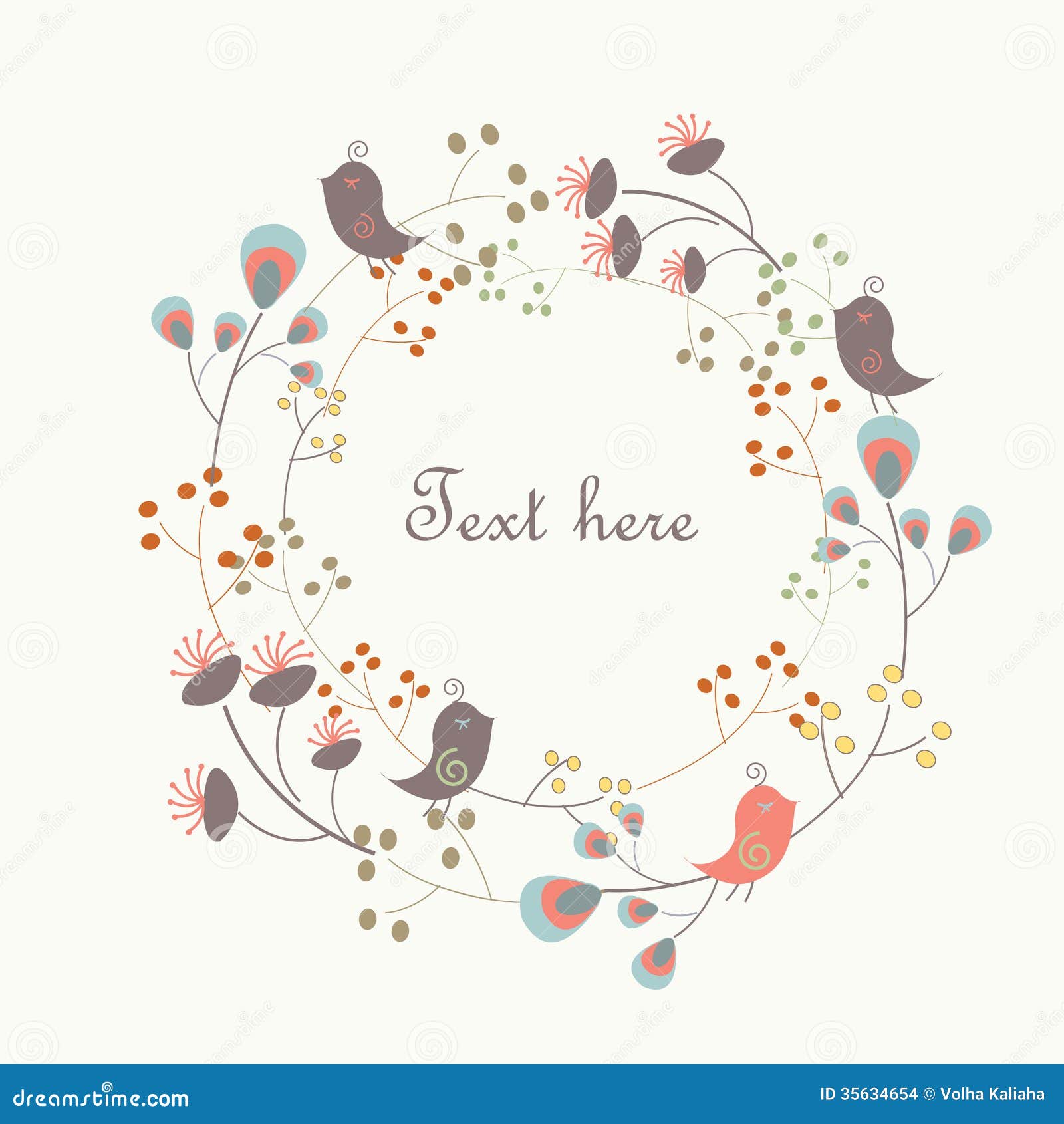  Cute  floral background stock vector Illustration of 