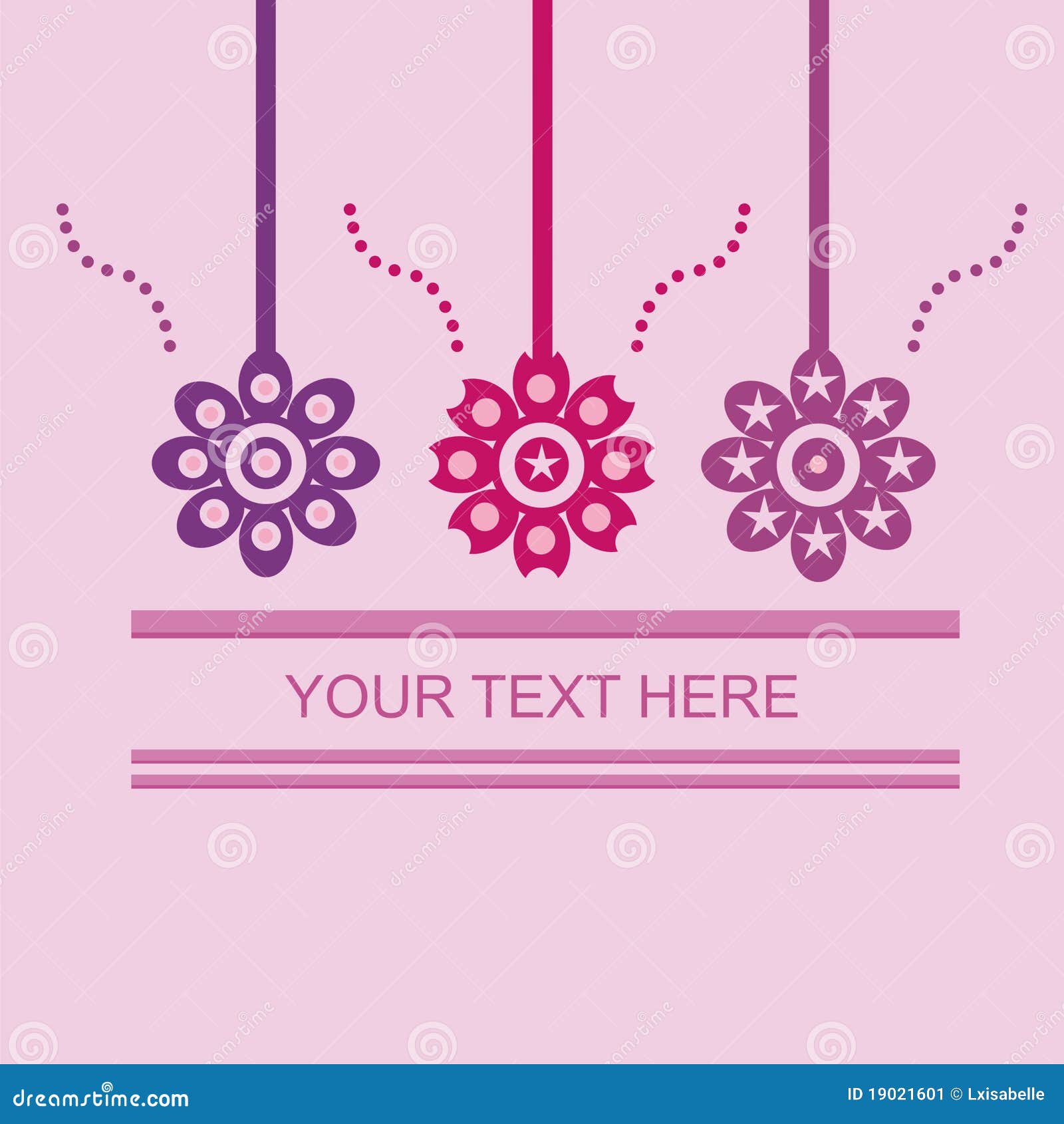 Cute floral card stock vector. Illustration of stylish 19021601