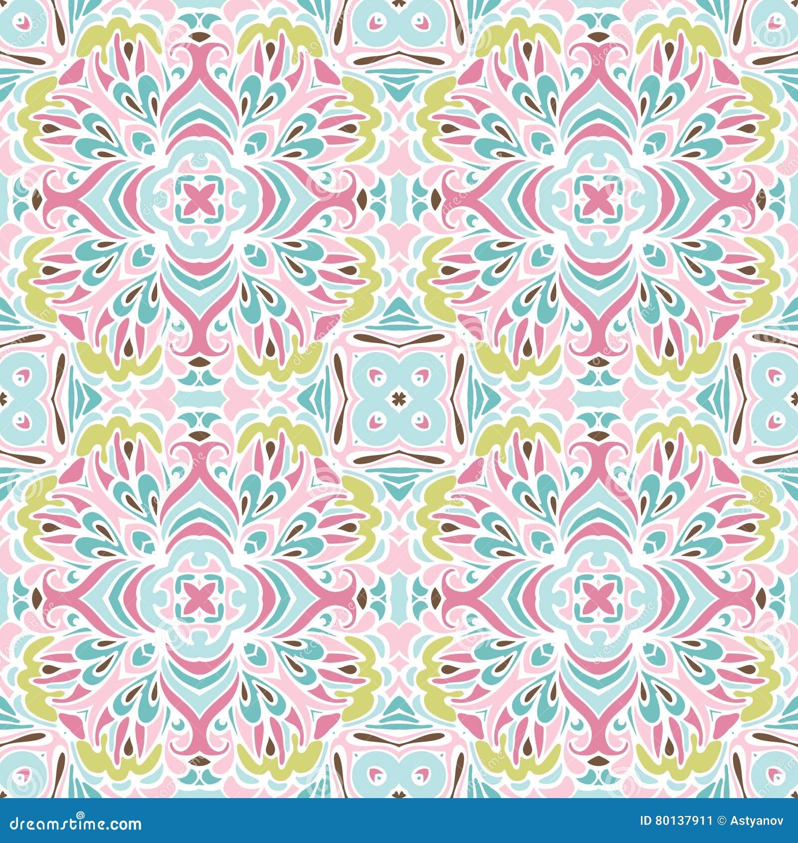 Download Cute Floral Texture Seamless Vector Pattern Stock Vector ...