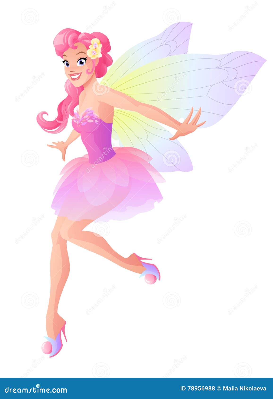 flying fairy clipart with no background