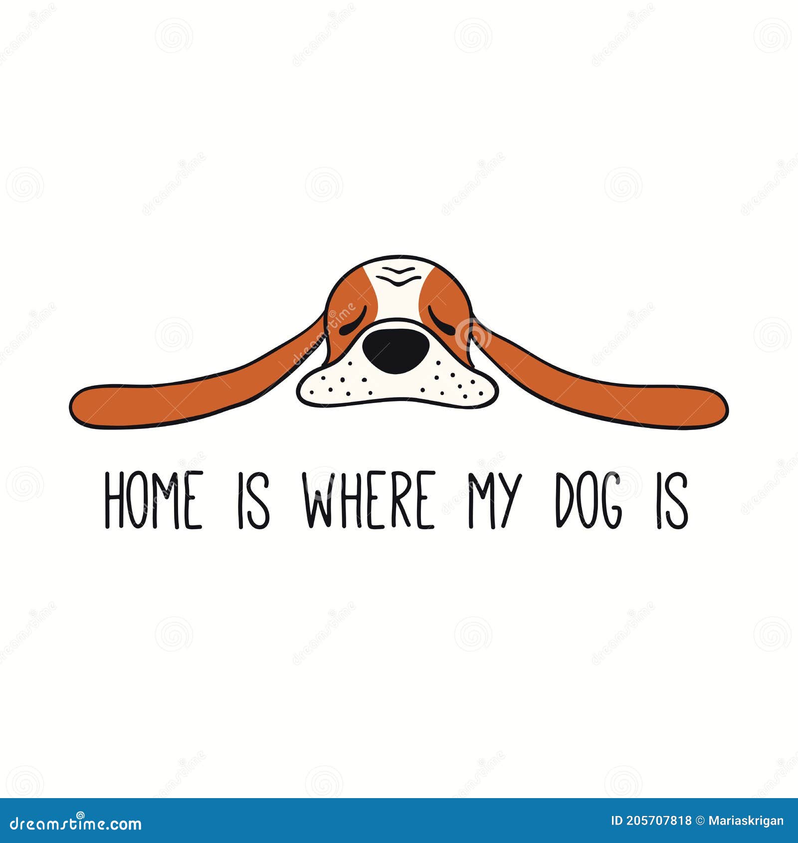 Cute Funny Basset Hound, Puppy, Quote Stock Vector - Illustration of cute, logo: 205707818 Cute Funny Basset Hound, Puppy, Quote Stock Vector - Illustration of cute, logo: 205707818