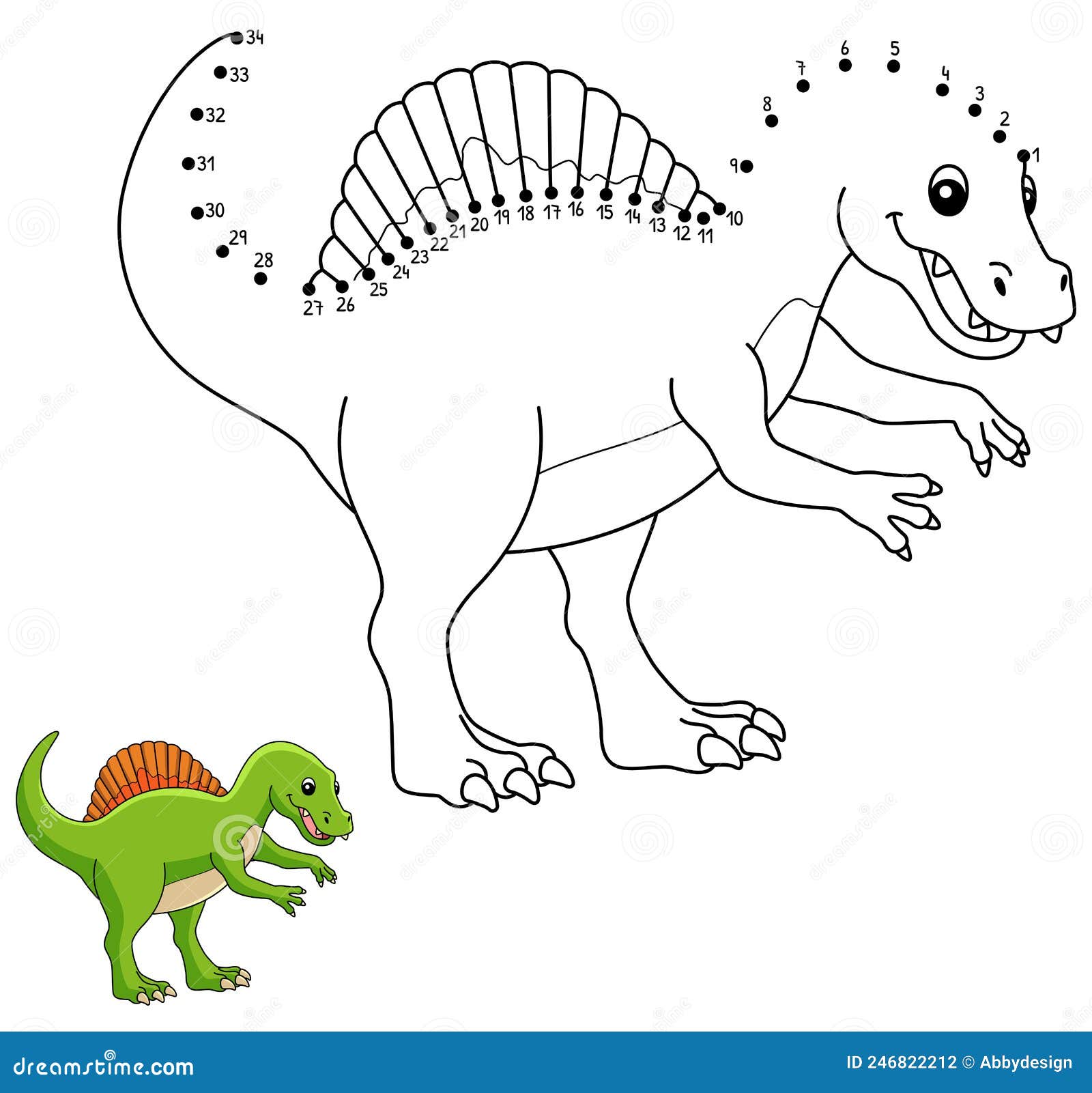 25 dinosaur clipart & coloring pages offer some prehistoric fun, at