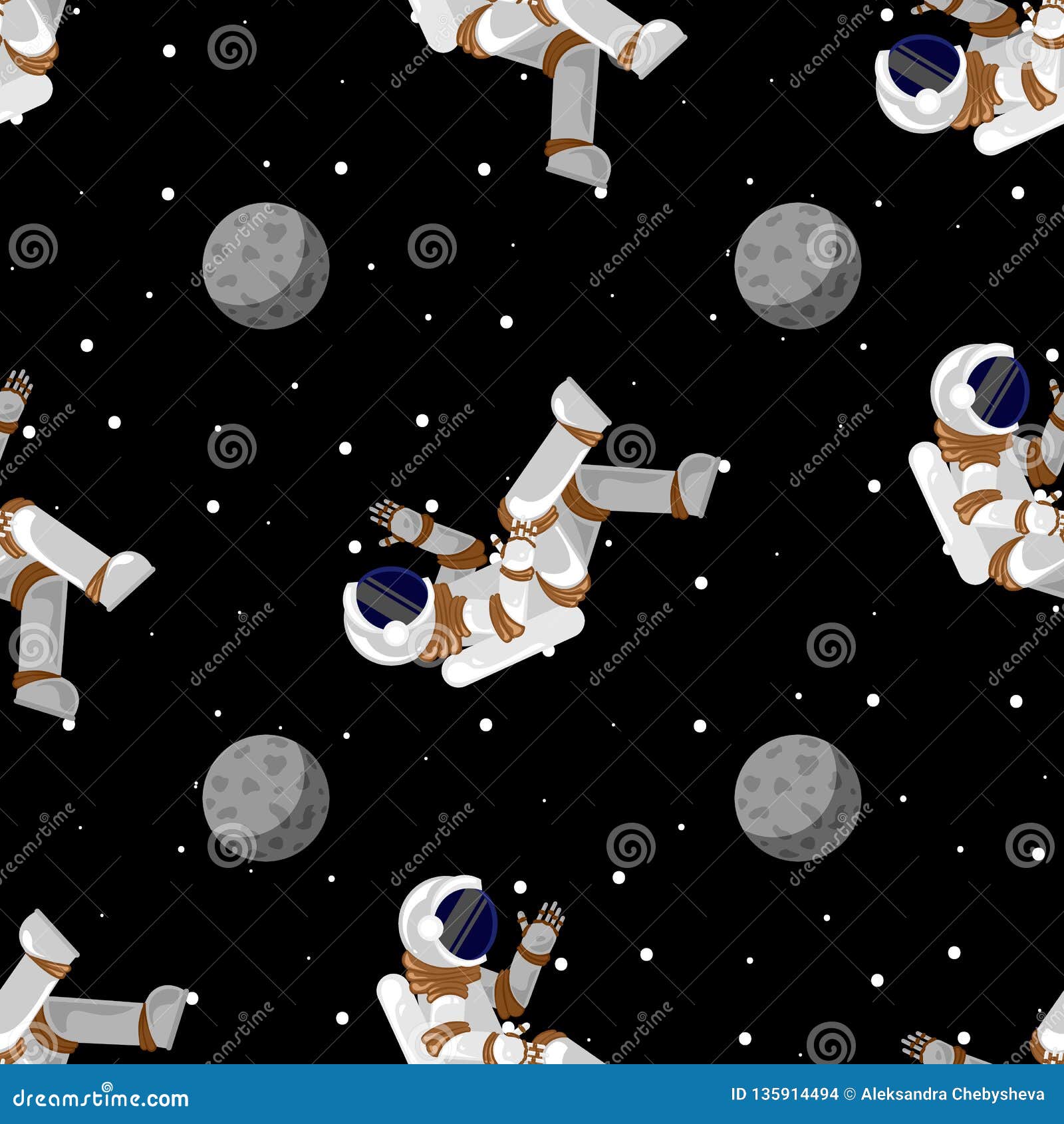 Cute Funny Cosmonaut Astronaut Spaceman Characters Exploring Outer Space with Moon. Seamless Cartoon Pattern for Wallpaper, Stock Illustration - Illustration of doodle, helmet: 135914494 Cute Funny Cosmonaut Astronaut Spaceman Characters Exploring Outer Space with Moon. Seamless Cartoon Pattern for Wallpaper, Stock Illustration - Illustration of doodle, helmet: 135914494