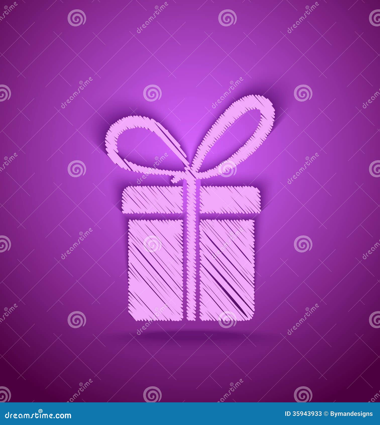 Cute Gift Box Greeting Card Stock Vector Illustration of anniversary