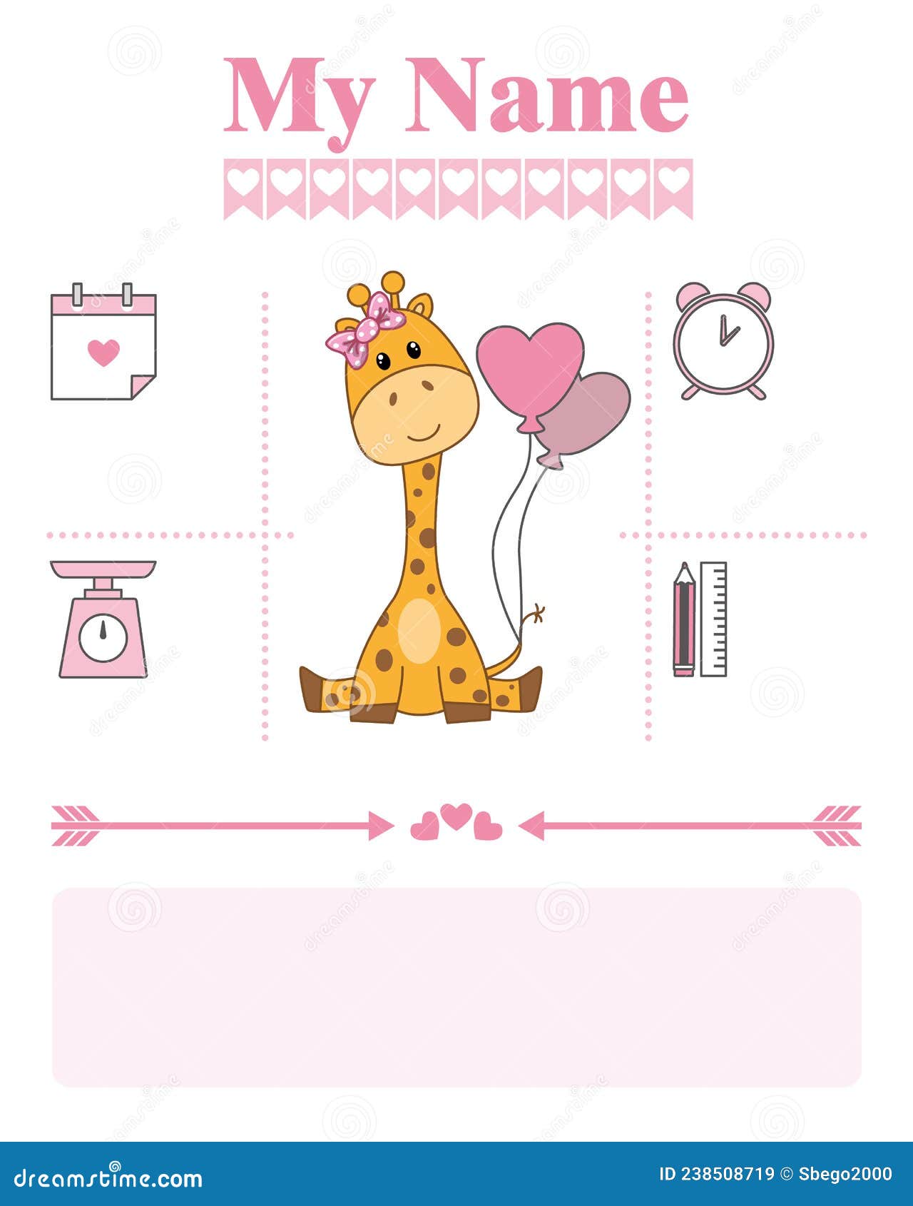 Giraffe And Baby Silhouette Royalty-Free Stock Photo | CartoonDealer