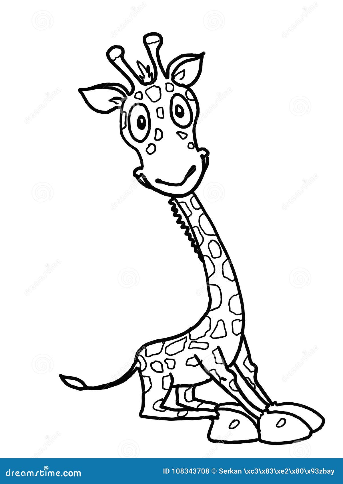 A sketch of giraffe Royalty Free Vector Image - VectorStock-anthinhphatland.vn