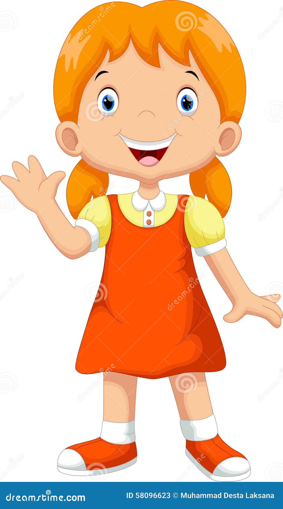  Cute  girl  cartoon  stock illustration Illustration of girl  