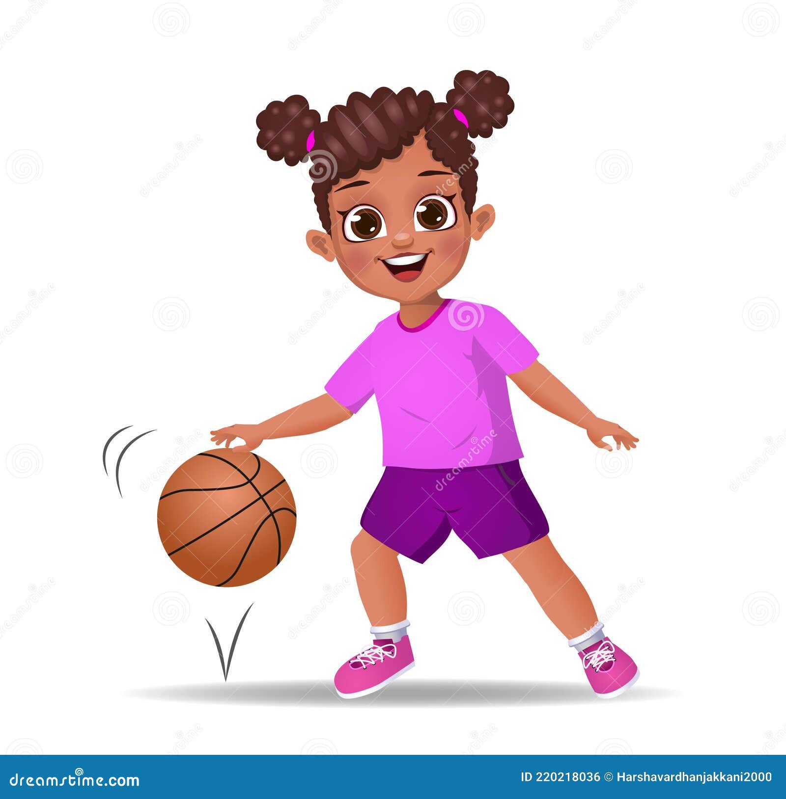 girl basketball player clipart shooting