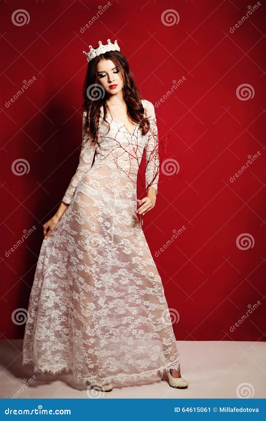 Cute Girl in Lace Underwear Stock Image Image of royal, dressing