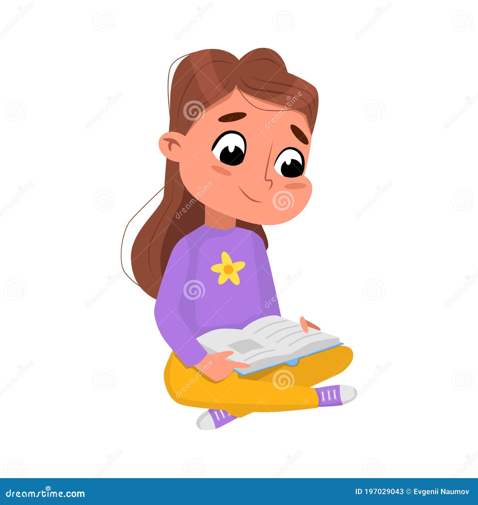 Cute Girl Reading Book while Sitting on Ffloor, Preschooler Kid or Elementary School Student Enjoying Literature Cartoon Stock Vector - Illustration of lifestyle, knowledge: 197029043 Cute Girl Reading Book while Sitting on Ffloor, Preschooler Kid or Elementary School Student Enjoying Literature Cartoon Stock Vector - Illustration of lifestyle, knowledge: 197029043
