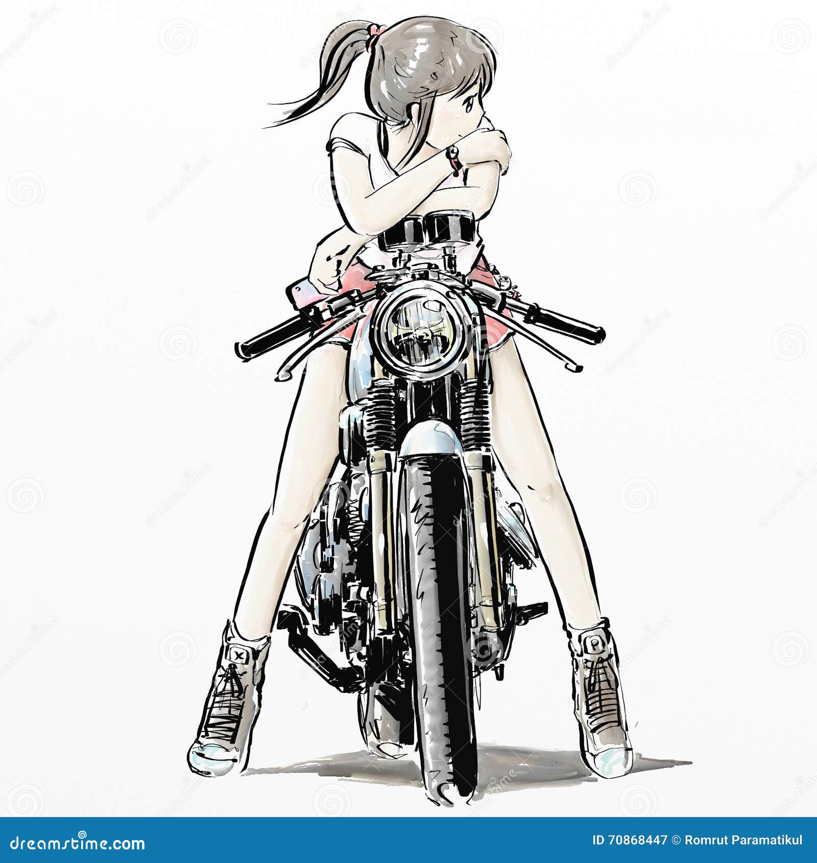 Anime Biker Girl Wallpapers  Wallpaper Cave