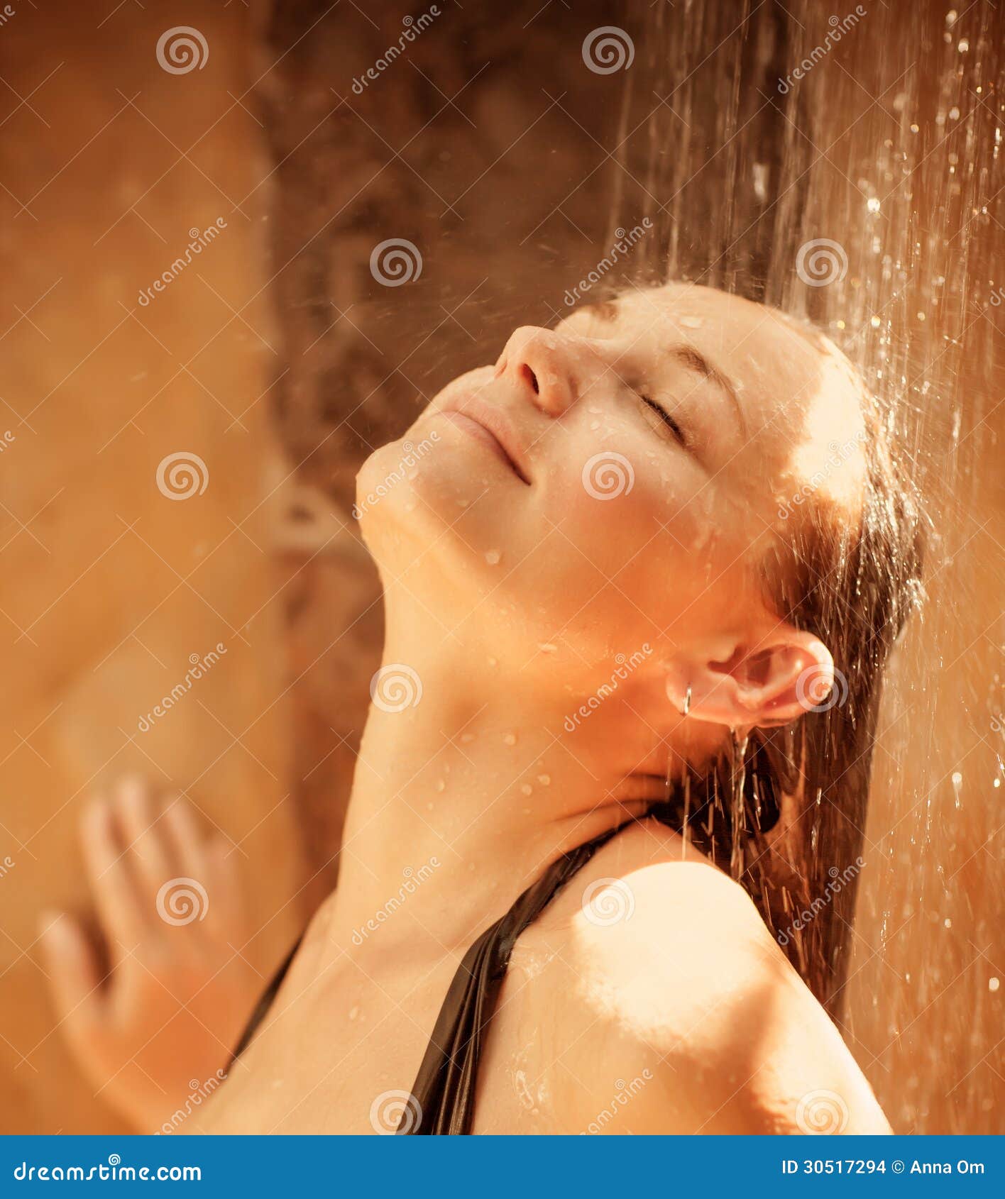 Cute Girl Taking Shower Stock Images - Image: 30517294