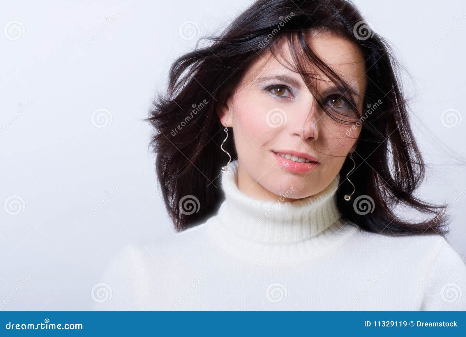Cute Girl in Winter Clothes Stock Image Image of color, christmas