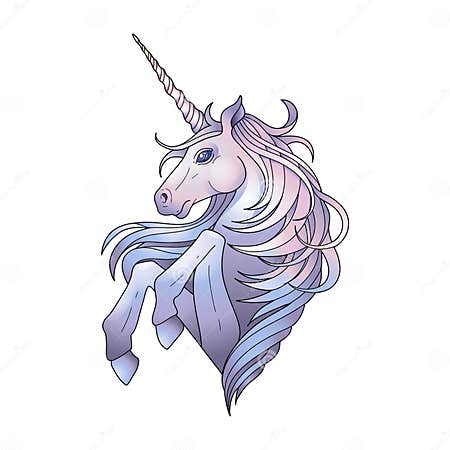 Cute graphic unicorn stock vector. Illustration of magical - 87597588