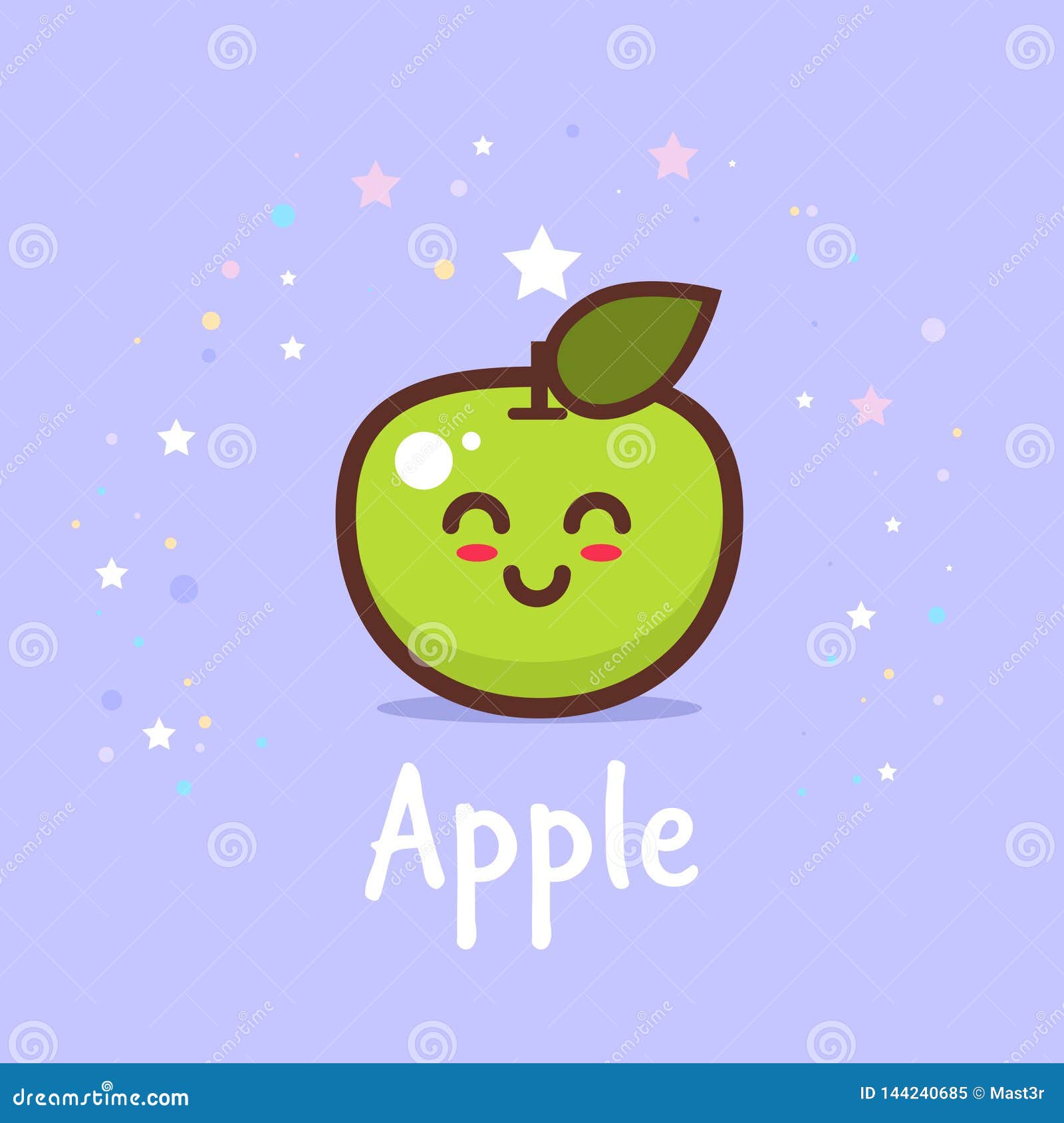 Cute Green Apple Cartoon Comic Character with Smiling Face Happy Emoji Kawaii Style Fresh Fruit Healthy Food Concept Stock Vector - Illustration of juicy, character: 144240685 Cute Green Apple Cartoon Comic Character with Smiling Face Happy Emoji Kawaii Style Fresh Fruit Healthy Food Concept Stock Vector - Illustration of juicy, character: 144240685
