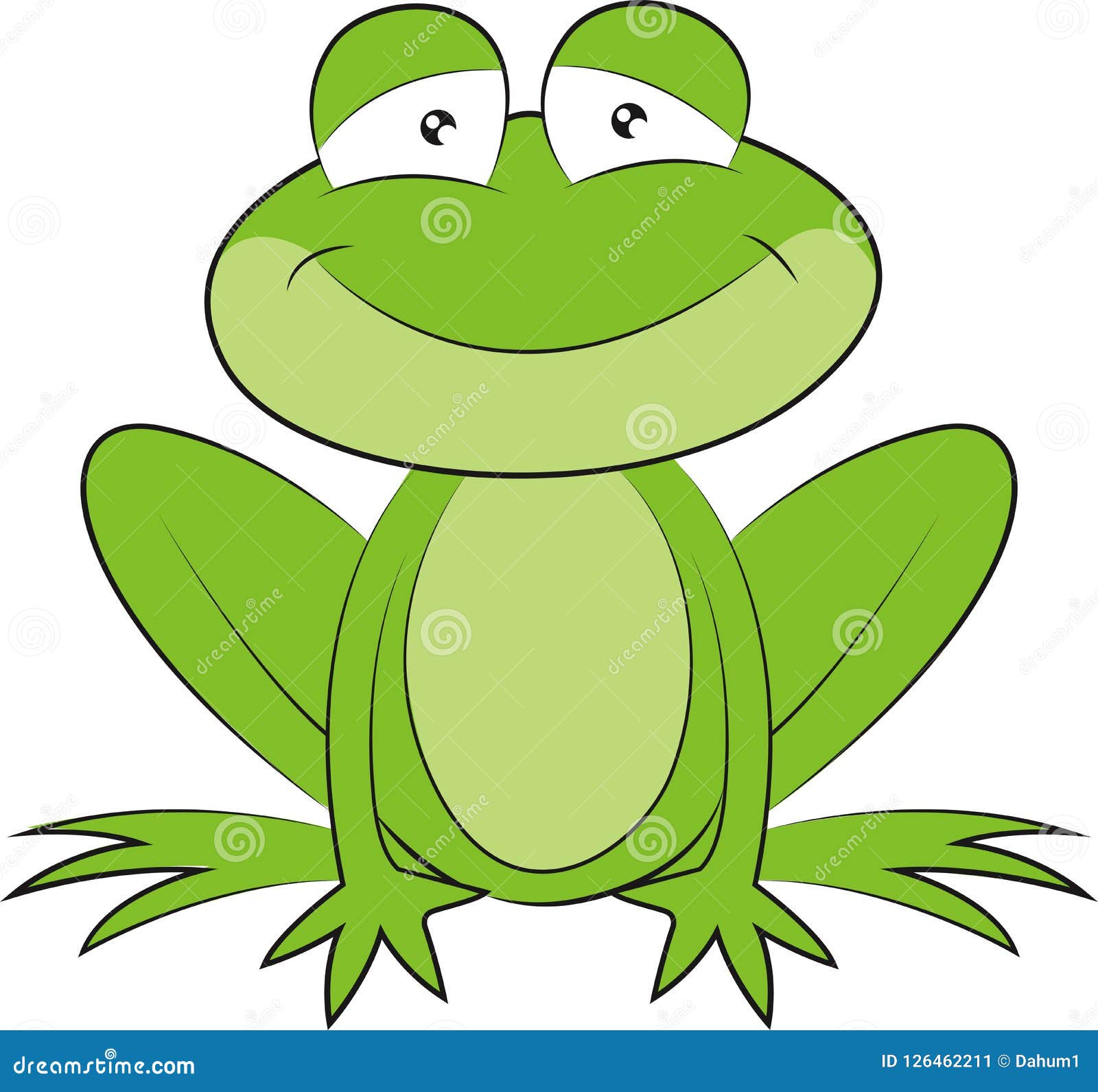 A Cute Green Cartoon Frog Sitting while Smiling Stock Illustration - Illustration of clipart, cute: 126462211 A Cute Green Cartoon Frog Sitting while Smiling Stock Illustration - Illustration of clipart, cute: 126462211