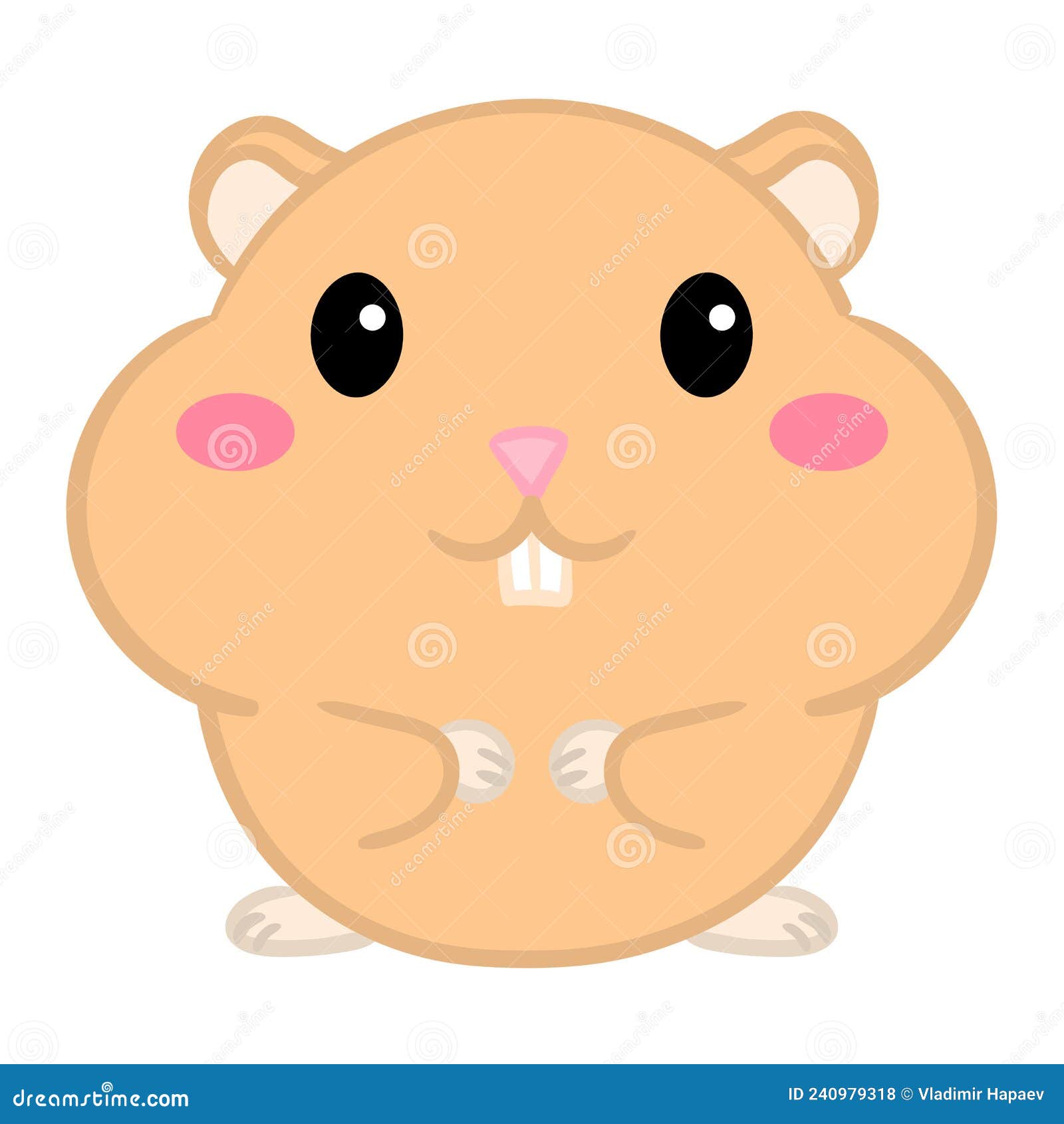 Cute Hamster Vector Icon Illustration. Mascot Cartoon Character Stock ...