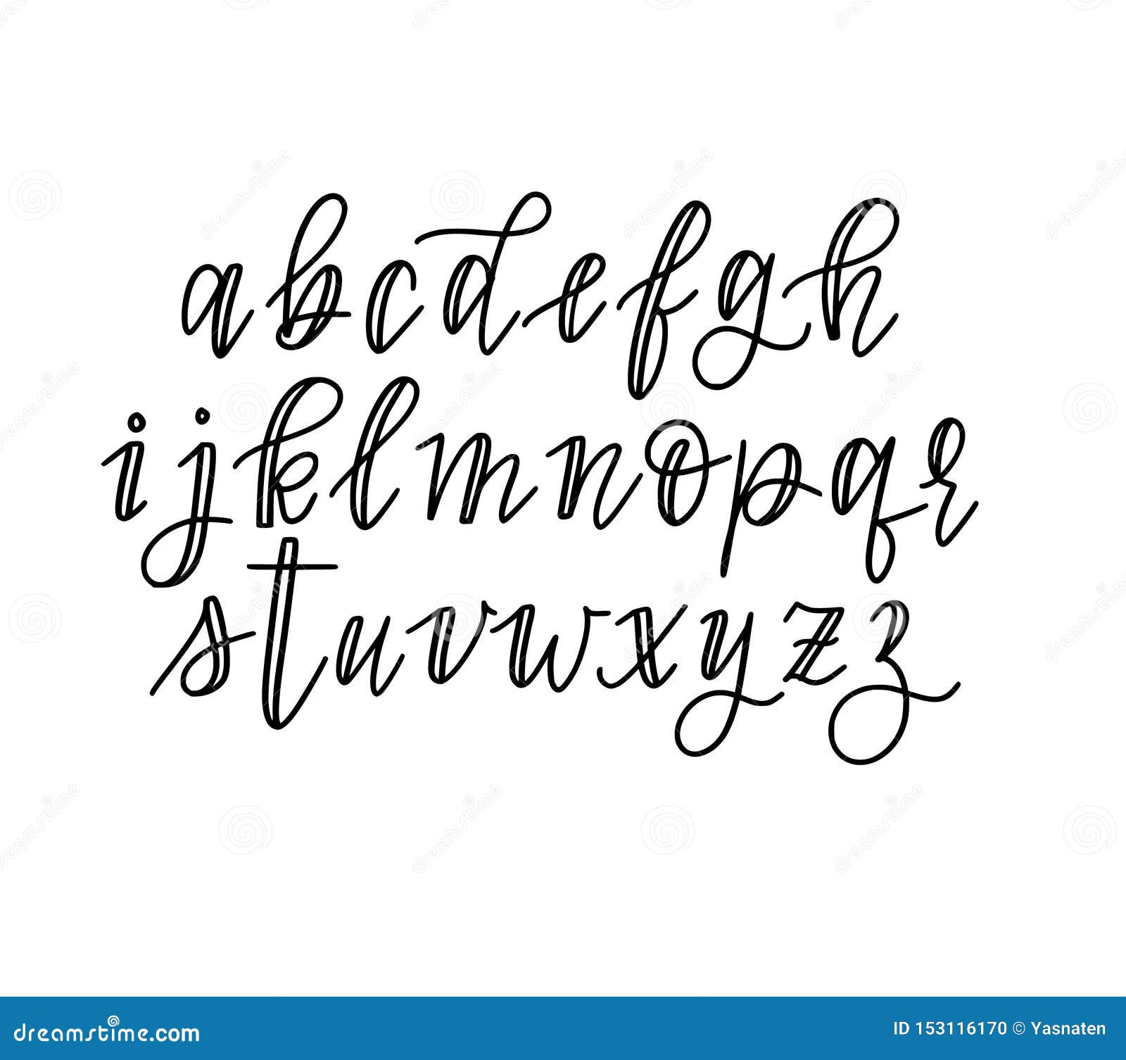 cute handwriting fonts alphabet