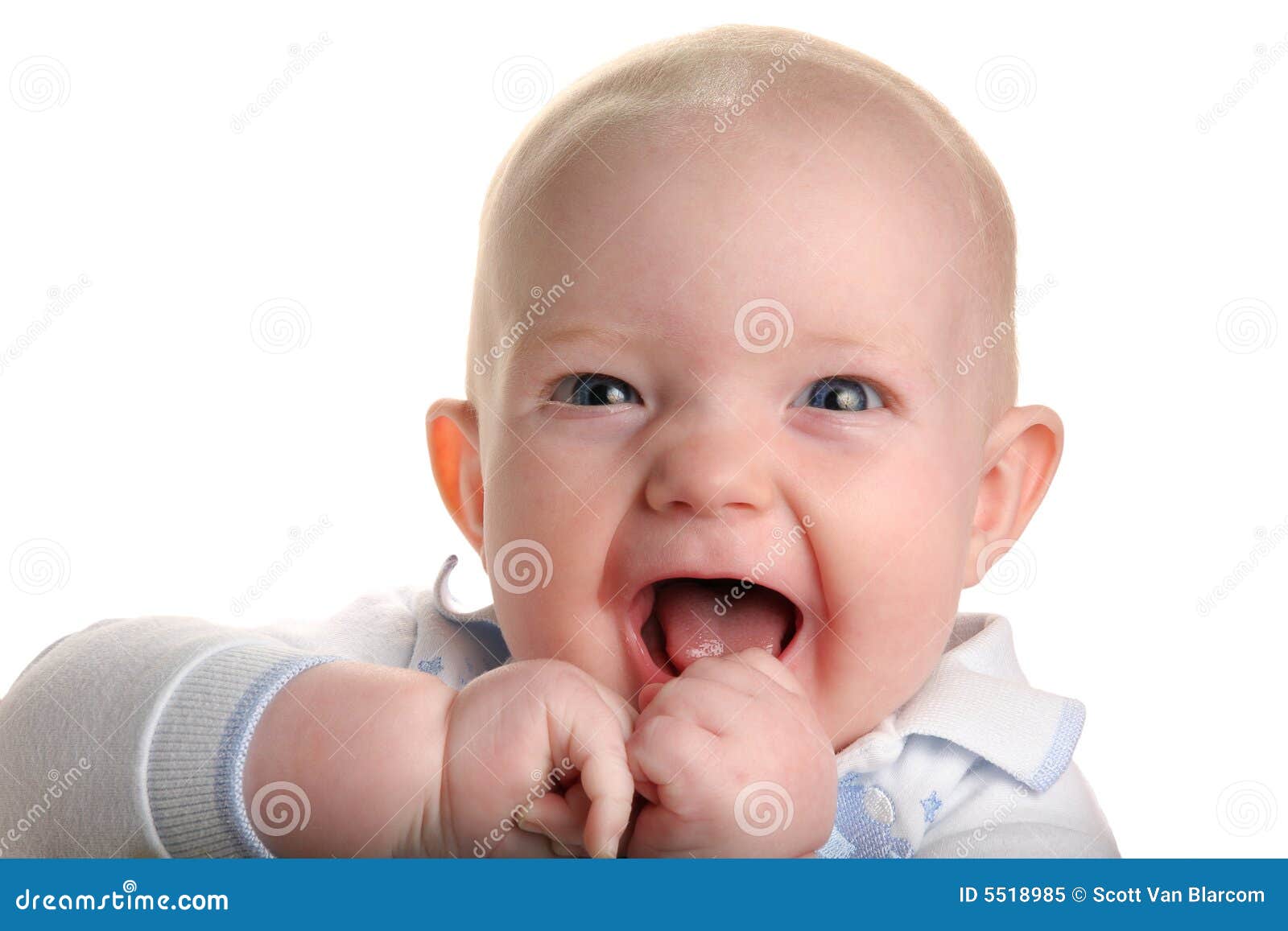 Cute Happy Little Girl Smiling Outside Stock Photography ...