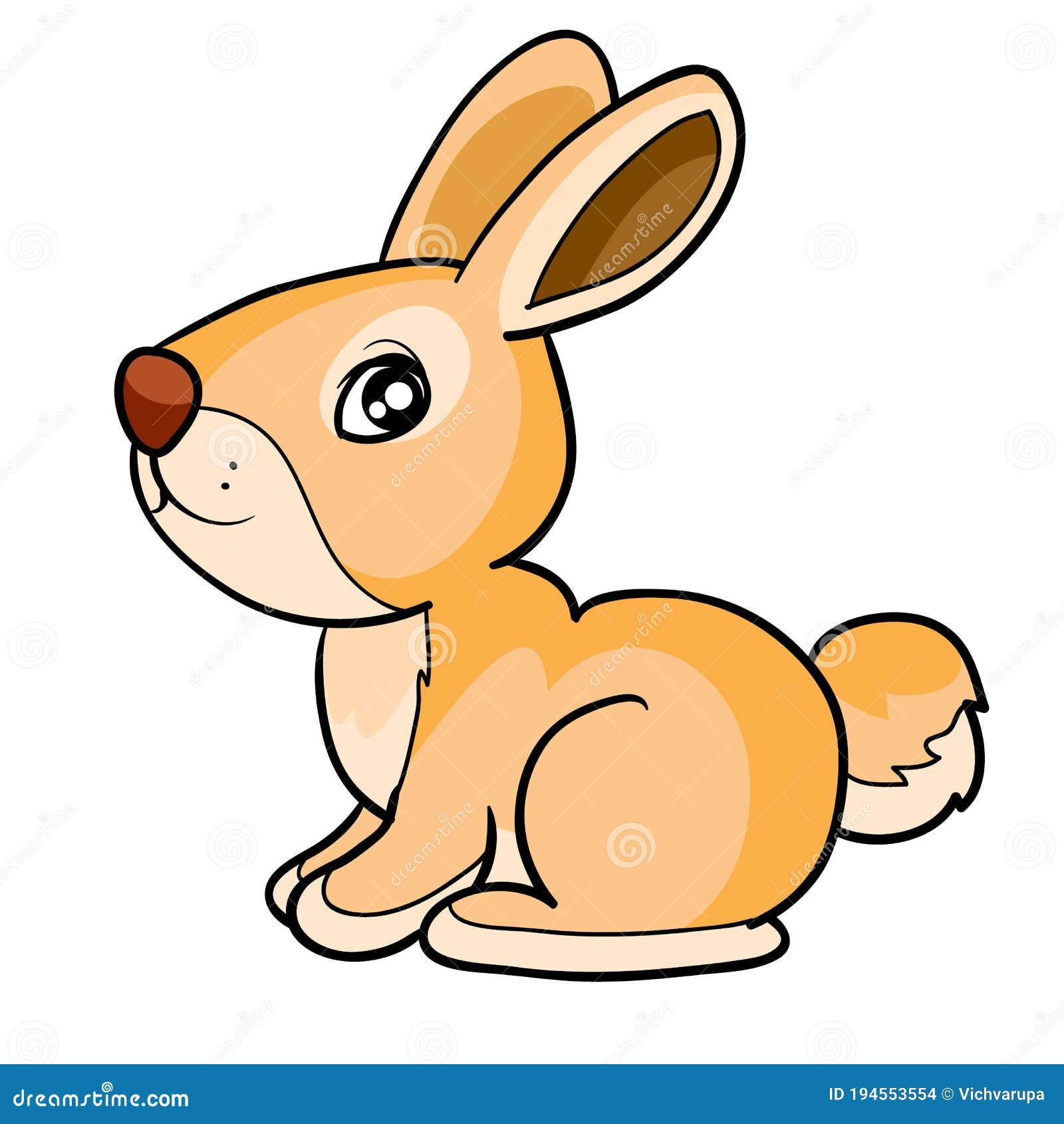 Cute Hare or Rabbit, Cartoon Illustration, Postcard, Isolated Object on White Background, Vector Illustration Stock Vector - Illustration of front, retro: 194553554 Cute Hare or Rabbit, Cartoon Illustration, Postcard, Isolated Object on White Background, Vector Illustration Stock Vector - Illustration of front, retro: 194553554