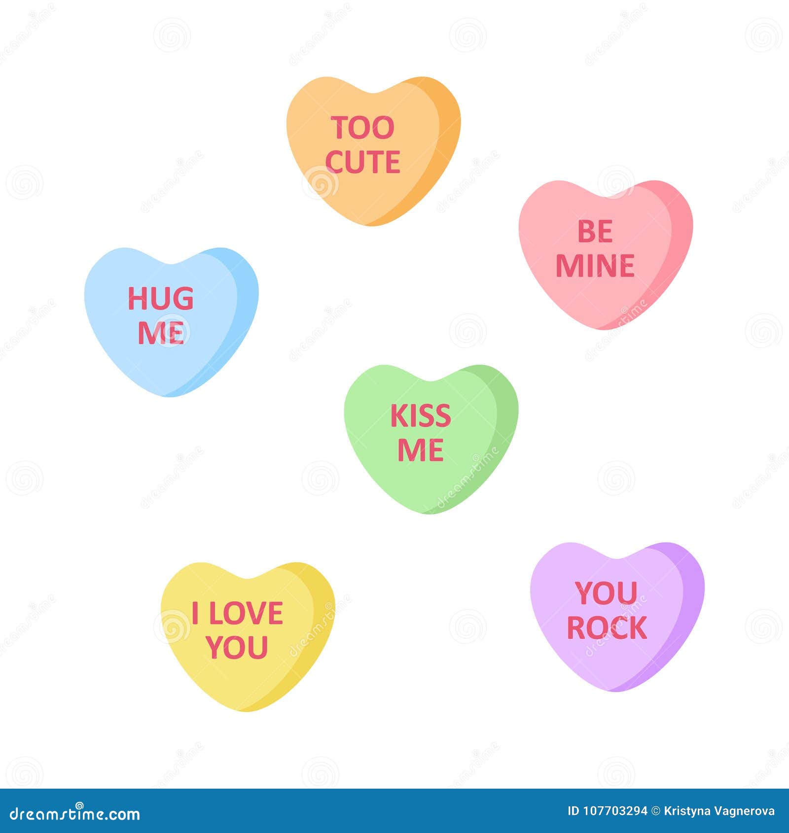 Heart shaped candy deals